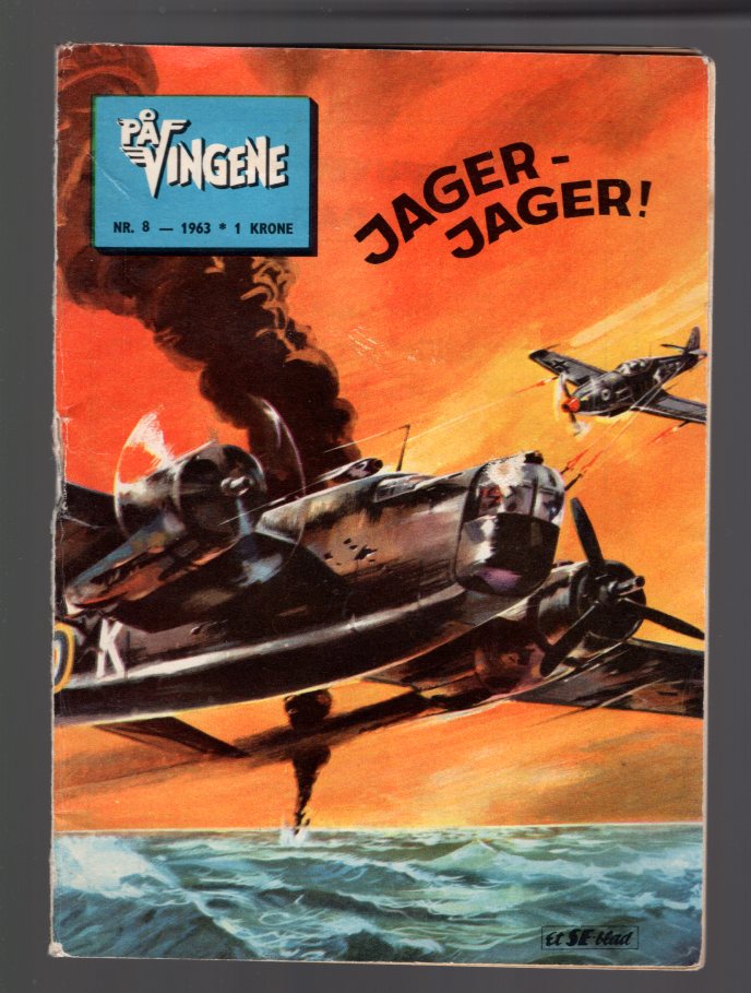 PÅ VINGENE	1963	NR	8	##	KVALITET:	VG+