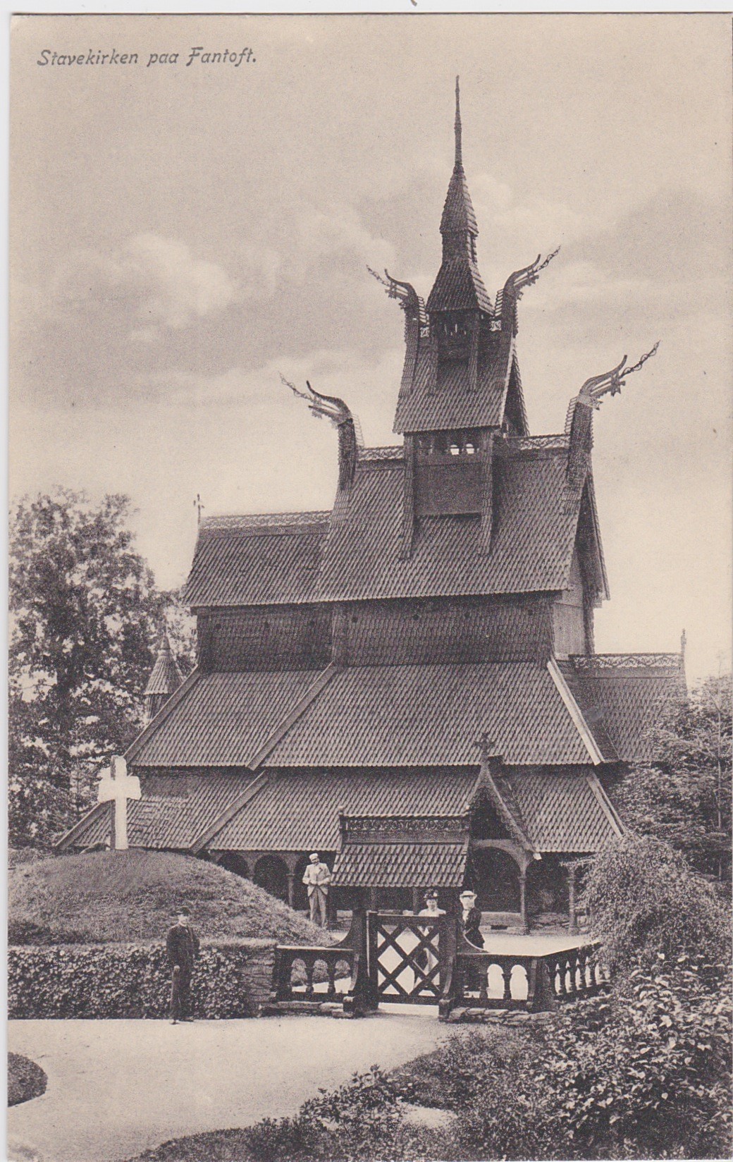 Stavkirken på Fana 1910-Ener. O. Svanøe nr 214-Ubrukt