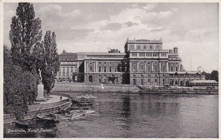 Sverige. Stockholm Kungliga teatern 1943