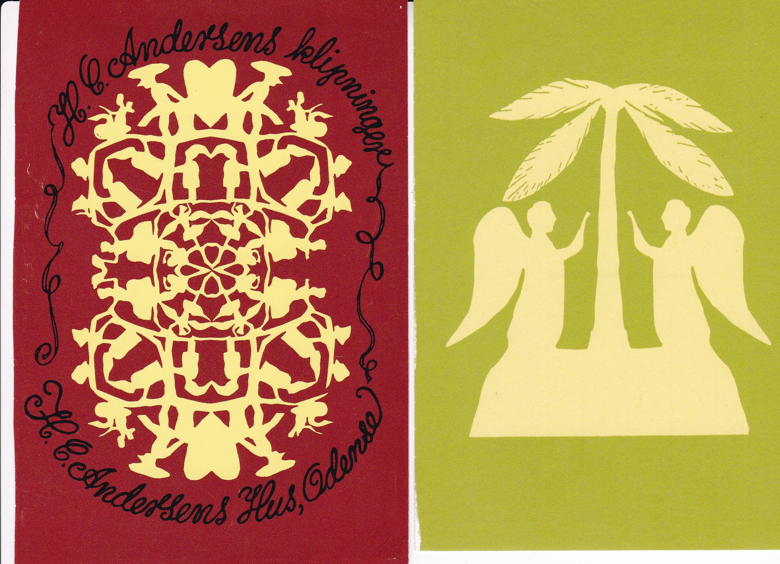 H.C. Andersen. Siluettkort fra eventyrene