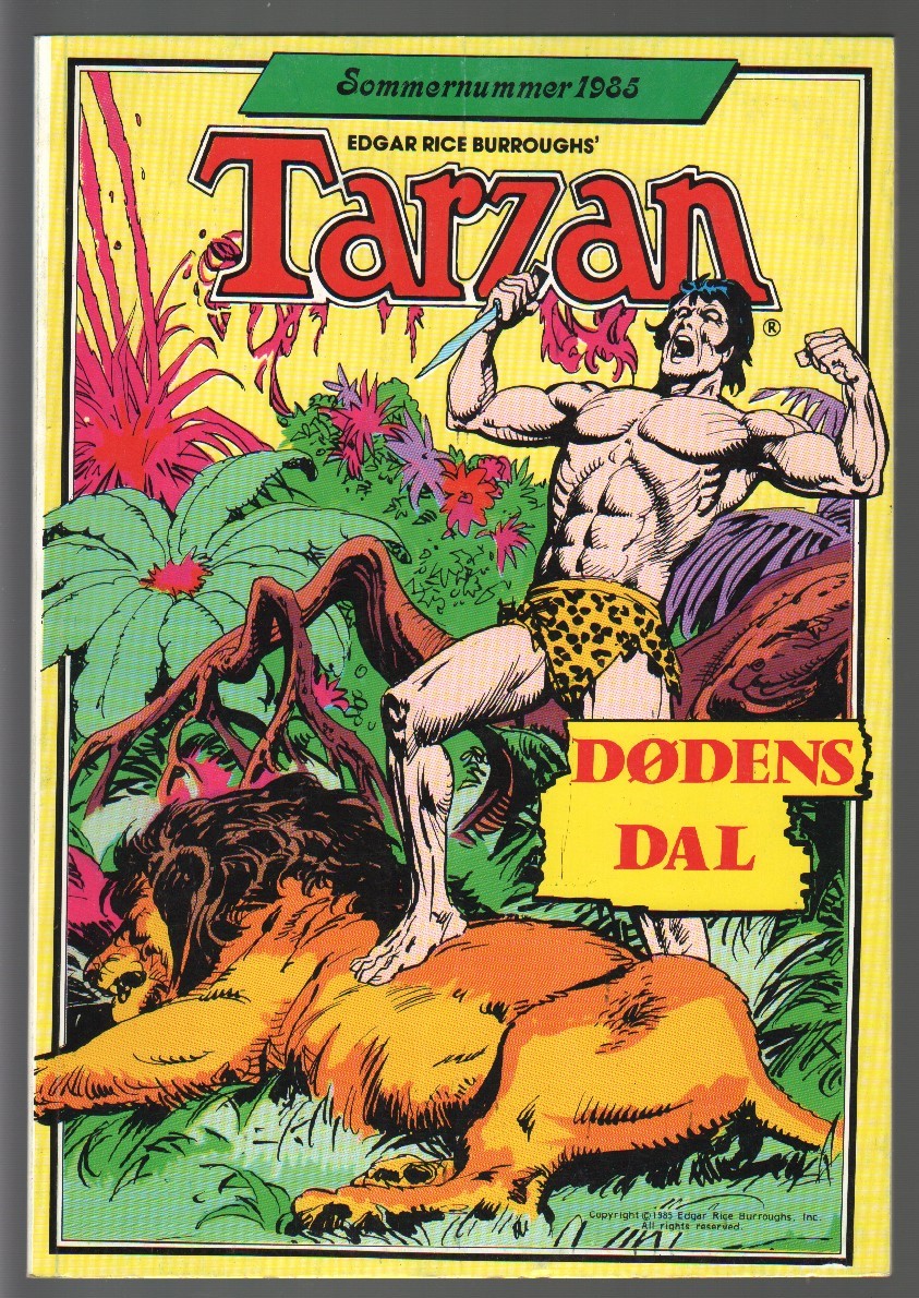 TARZAN SOMMERNUMMER 1985   DØDENS DAL	1985				KVALITET:	FN-