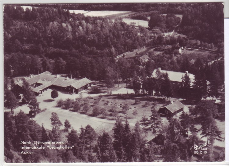 453. Storf. -Norsk Sjømannsforbund Internatskole Leangkollen. Asker- brukt -60. Harstad # 190 C 10. K-3