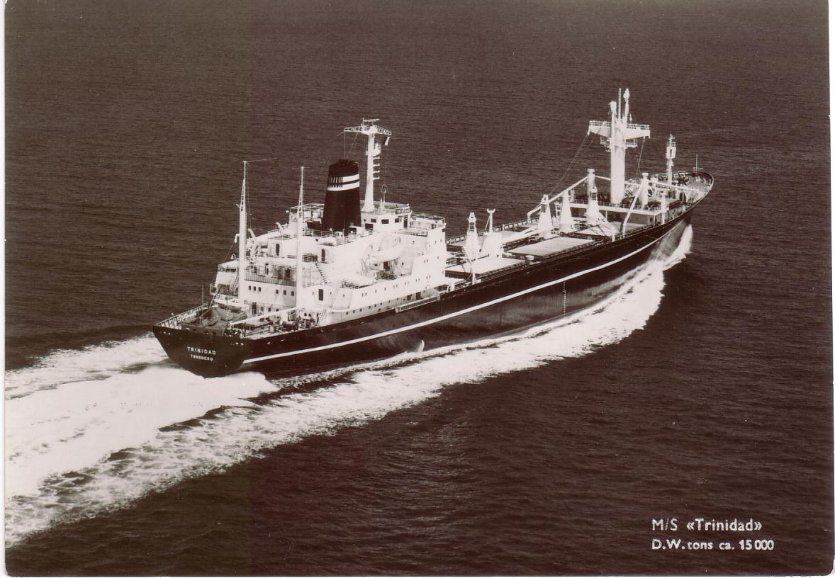 Ubrukt storf. -M/S Trinidad- (til sjøs). Wilhelmsen Lines. K-2-3