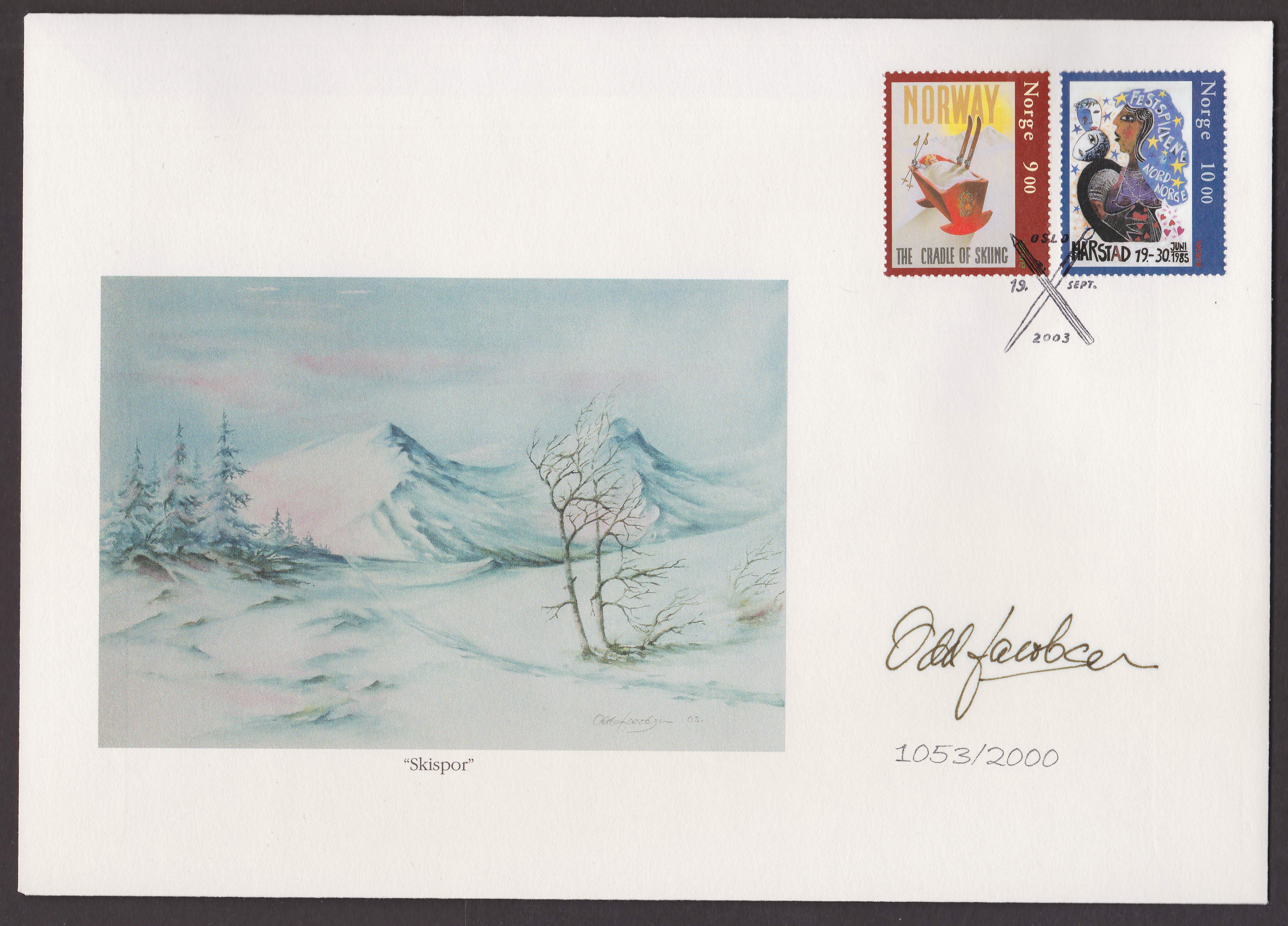 Kunstner FDC 2003 - Odd Jacobsen