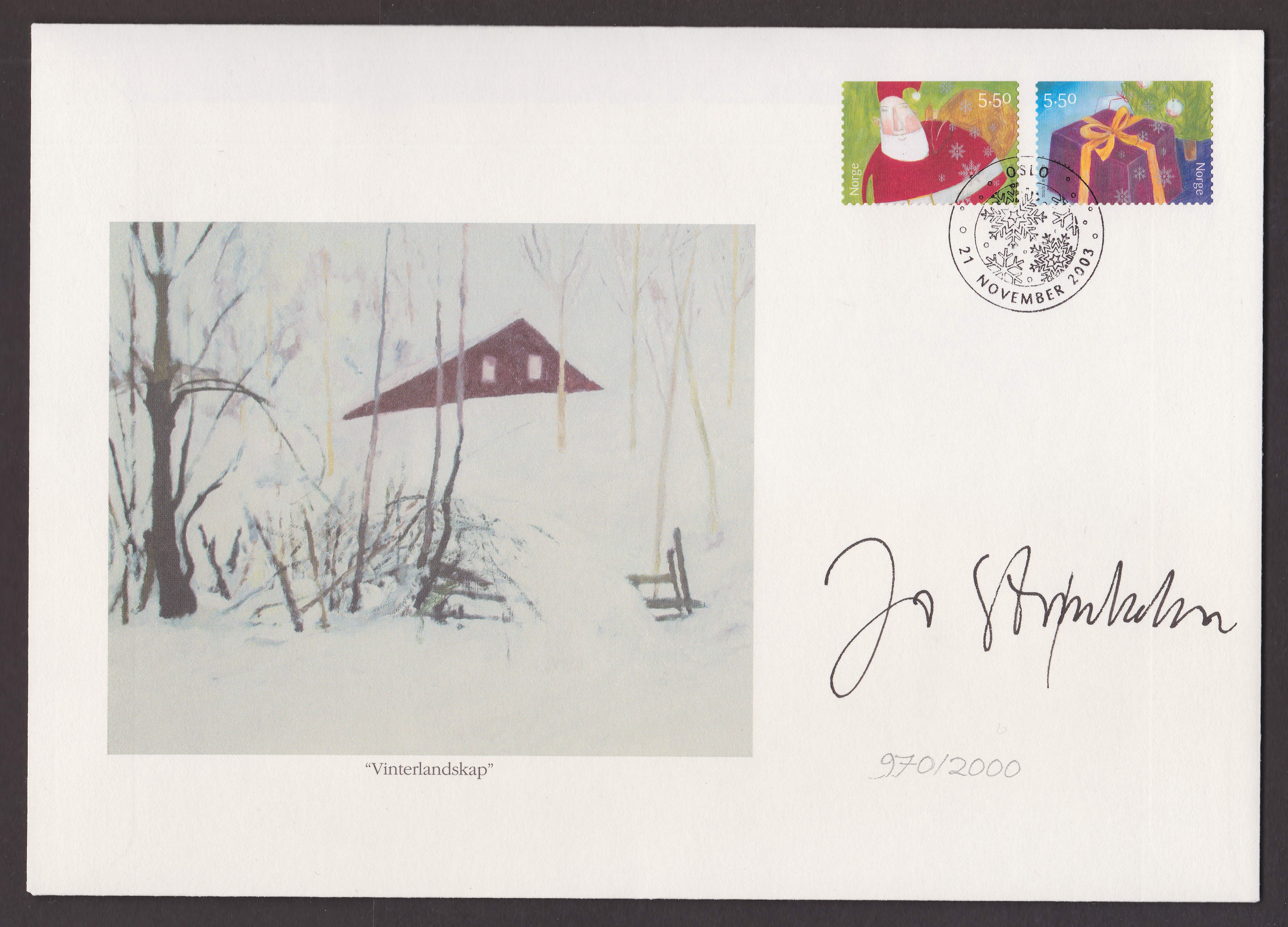 Kunstner FDC 2003 - Jo Strømholm