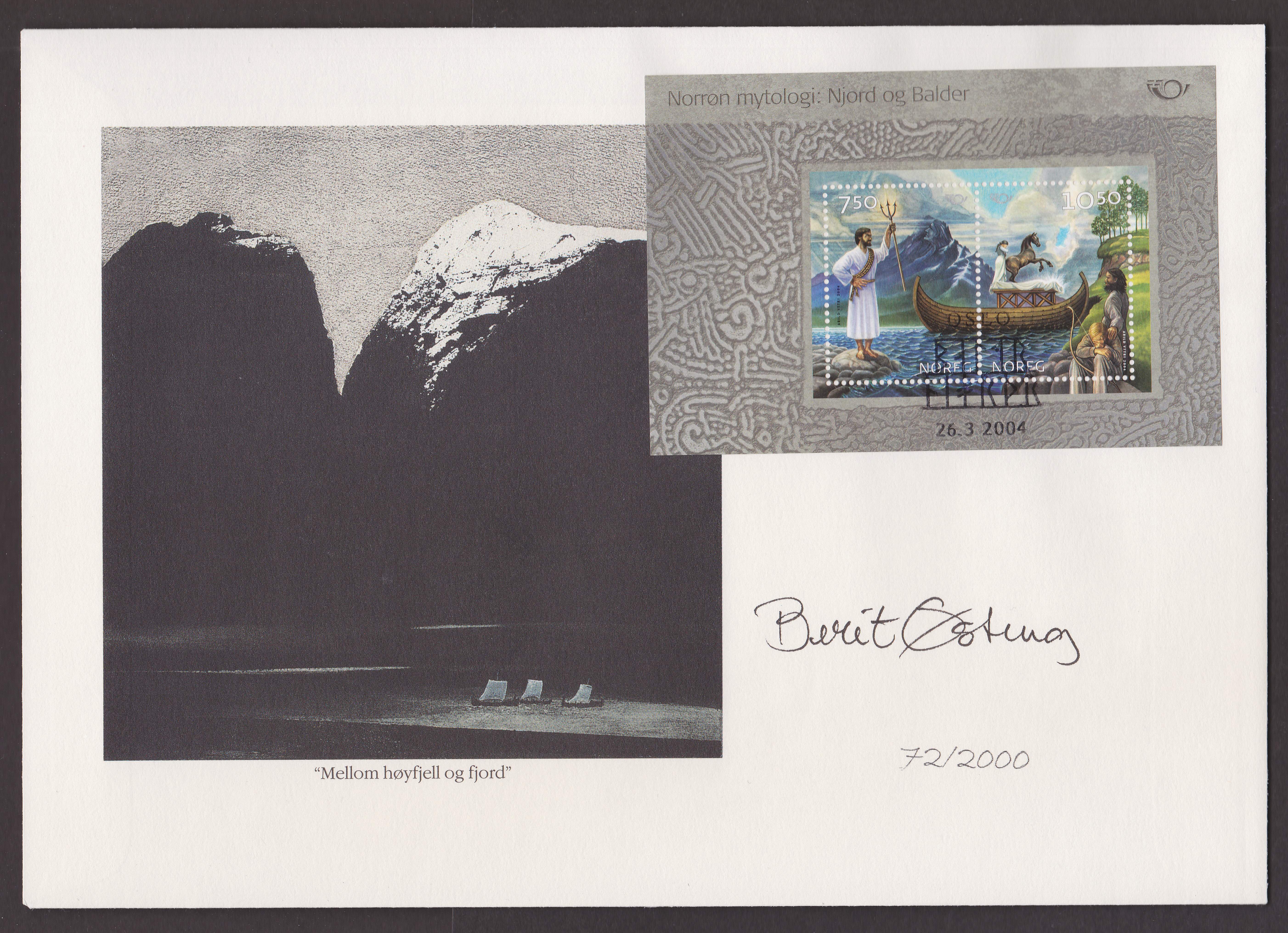 Kunstner FDC 2004 - Berit Marie Østeng