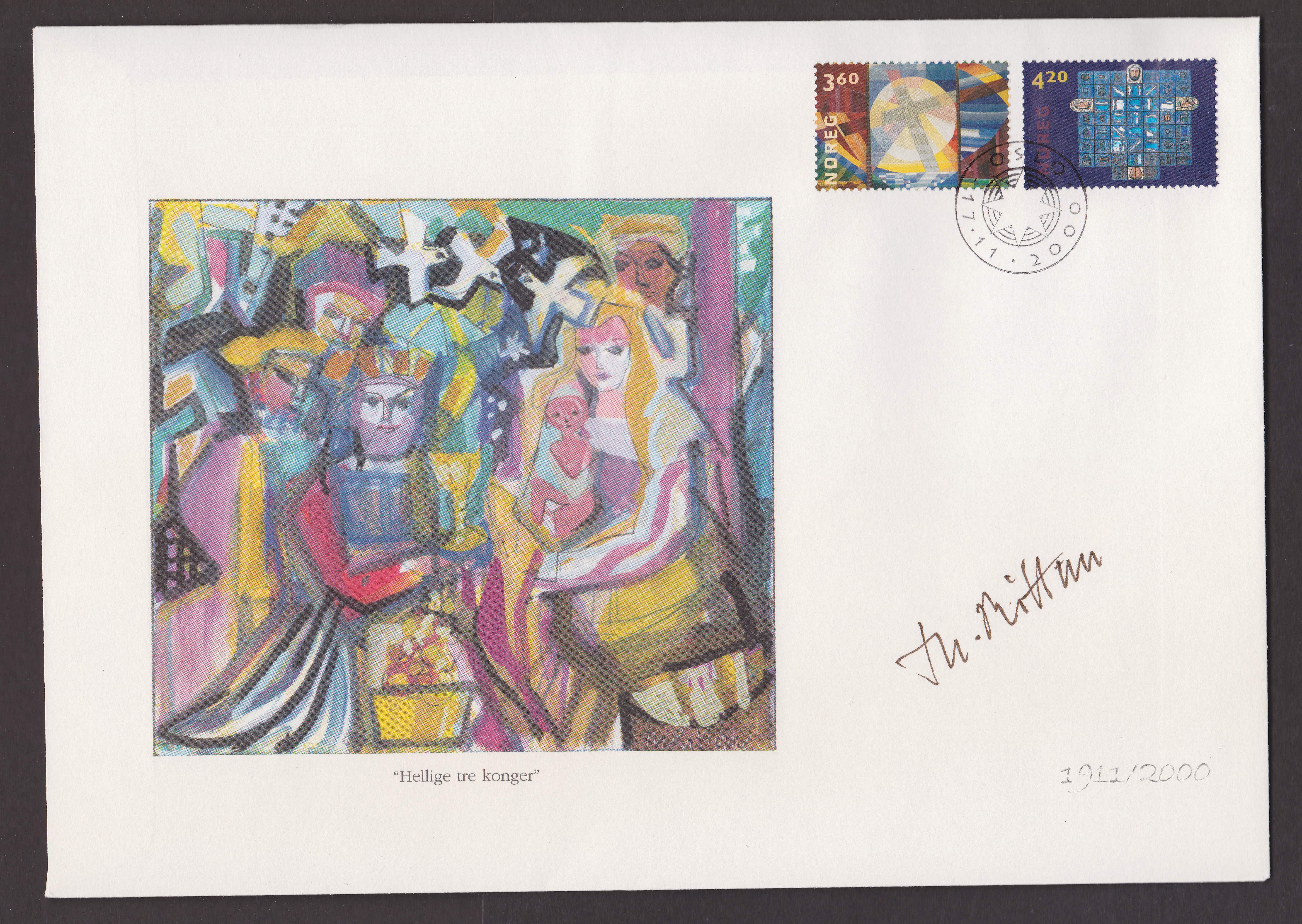 Kunstner FDC 2000 - Thorstein Rittun