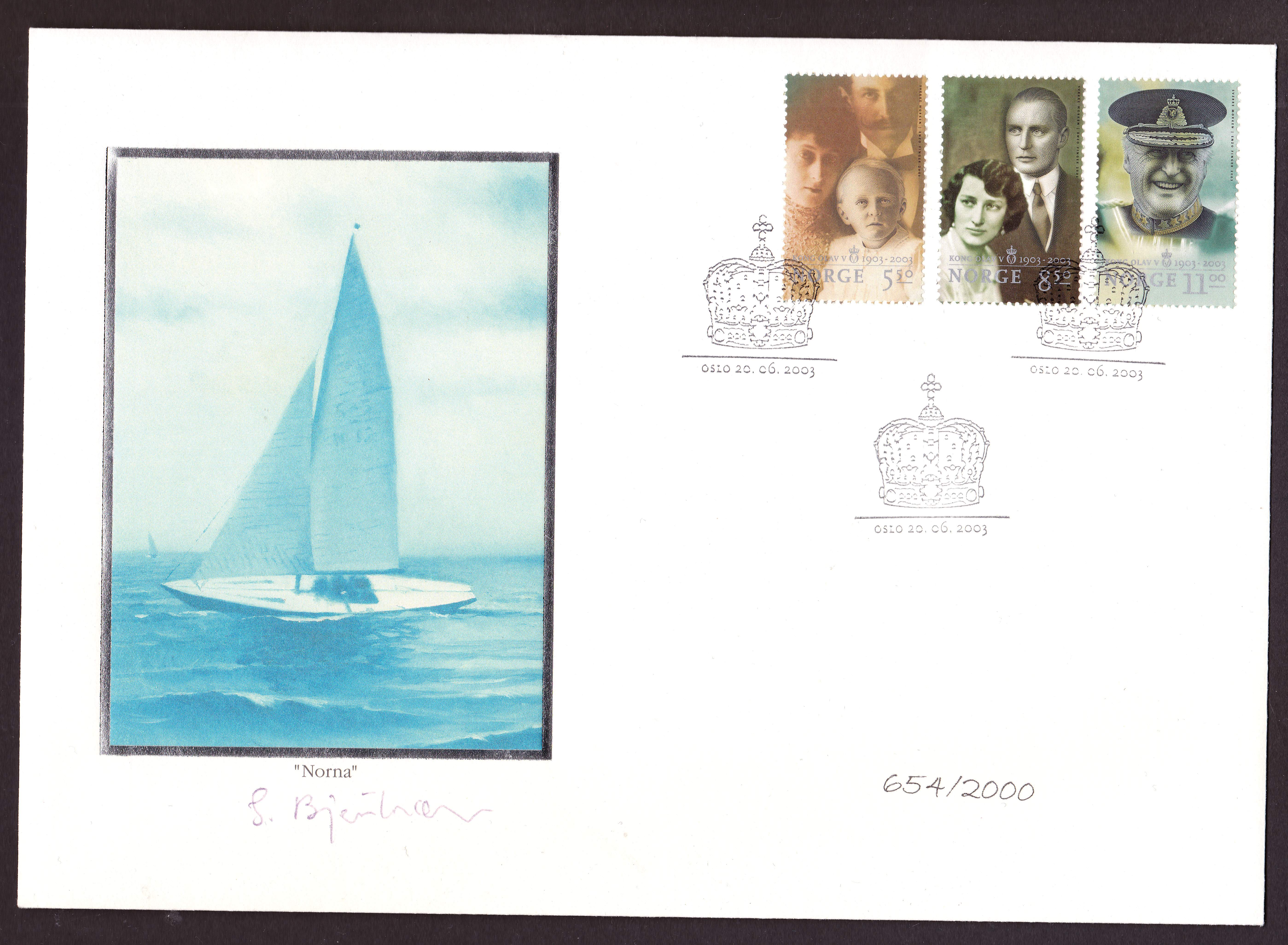 Kunstner FDC 2003 - Sverre Koren Bjertnæs