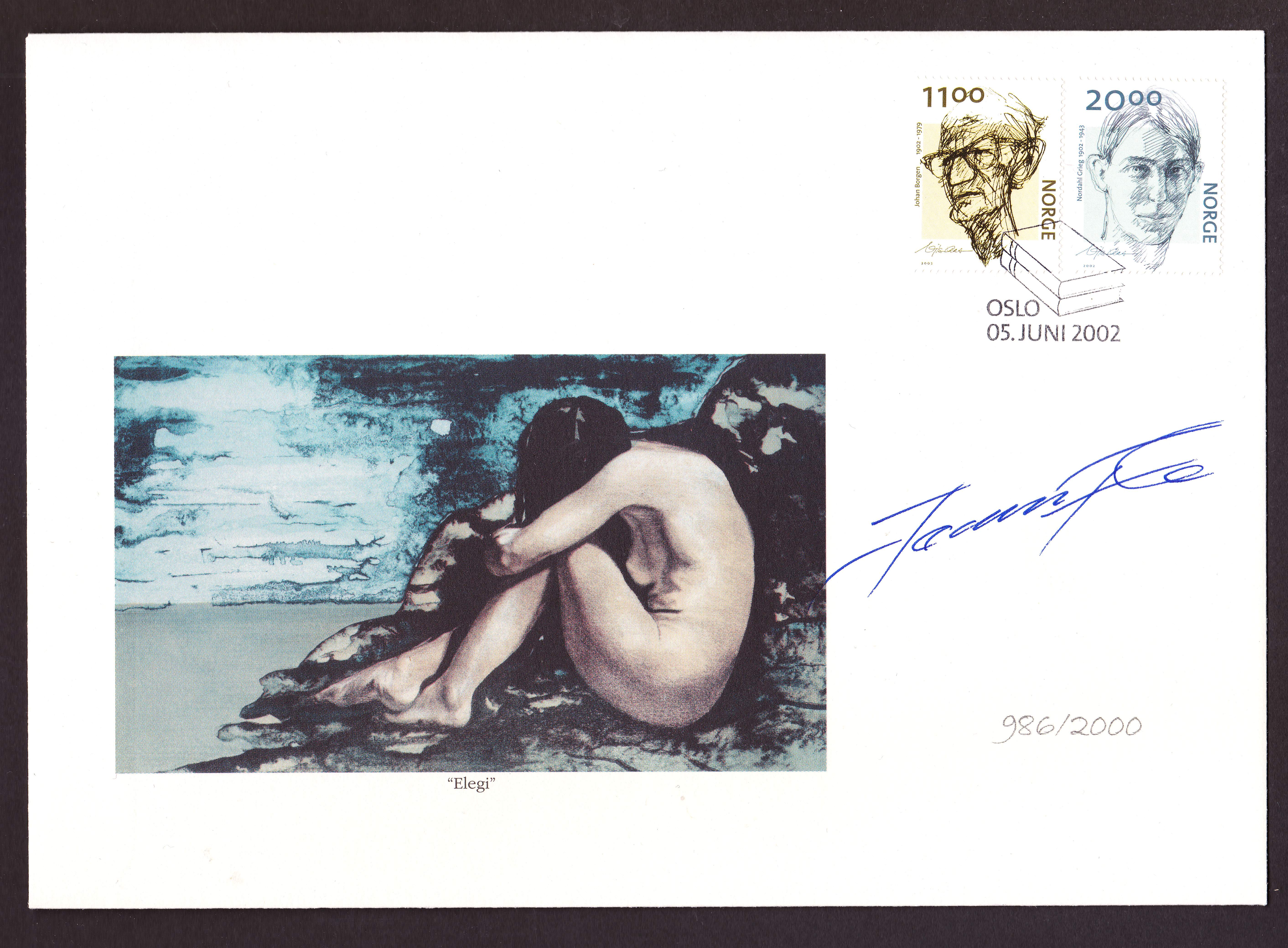 Kunstner FDC 2002 - Jøran Flo
