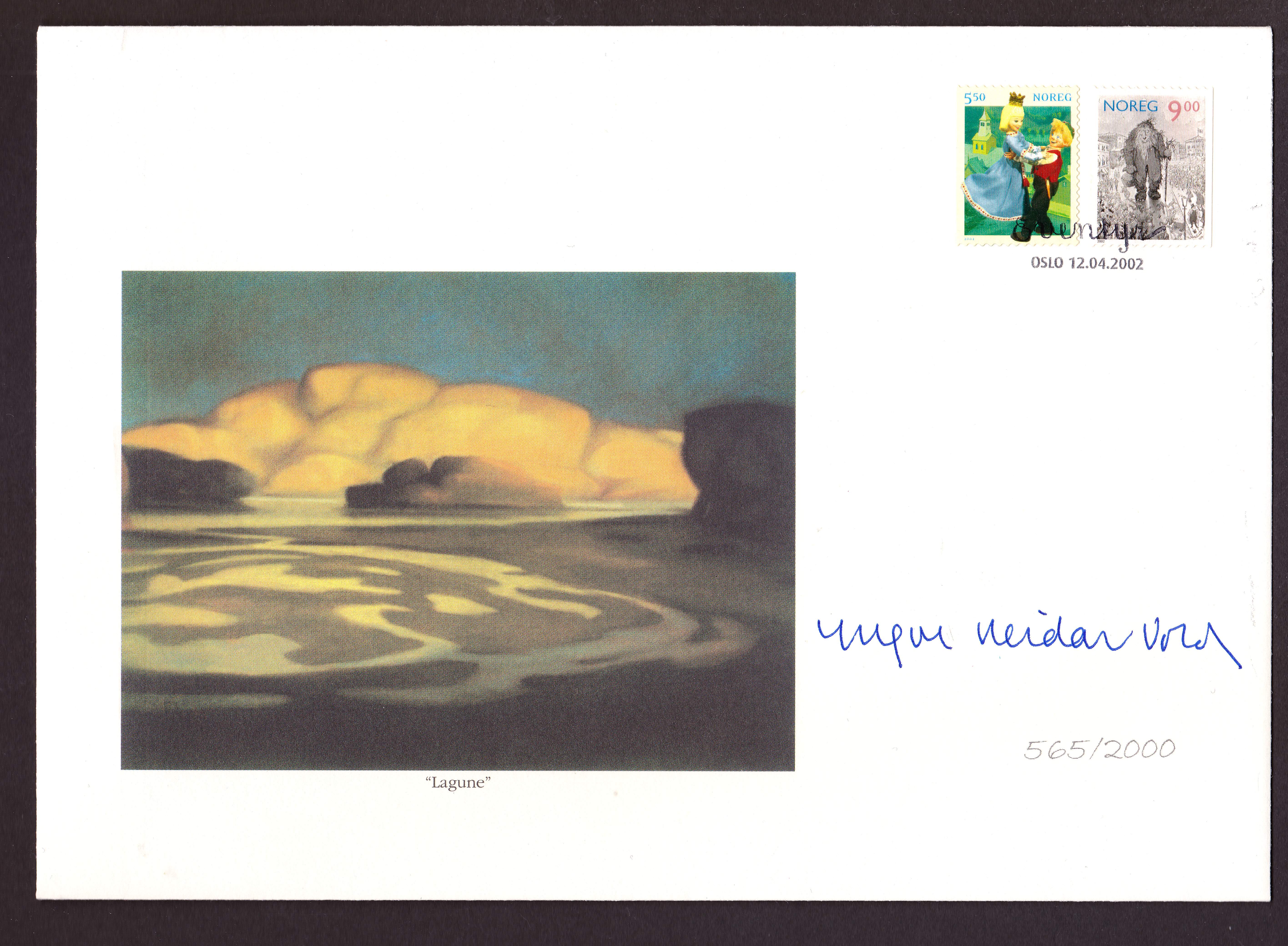 Kunstner FDC 2002 - Yngve Reidar Vold