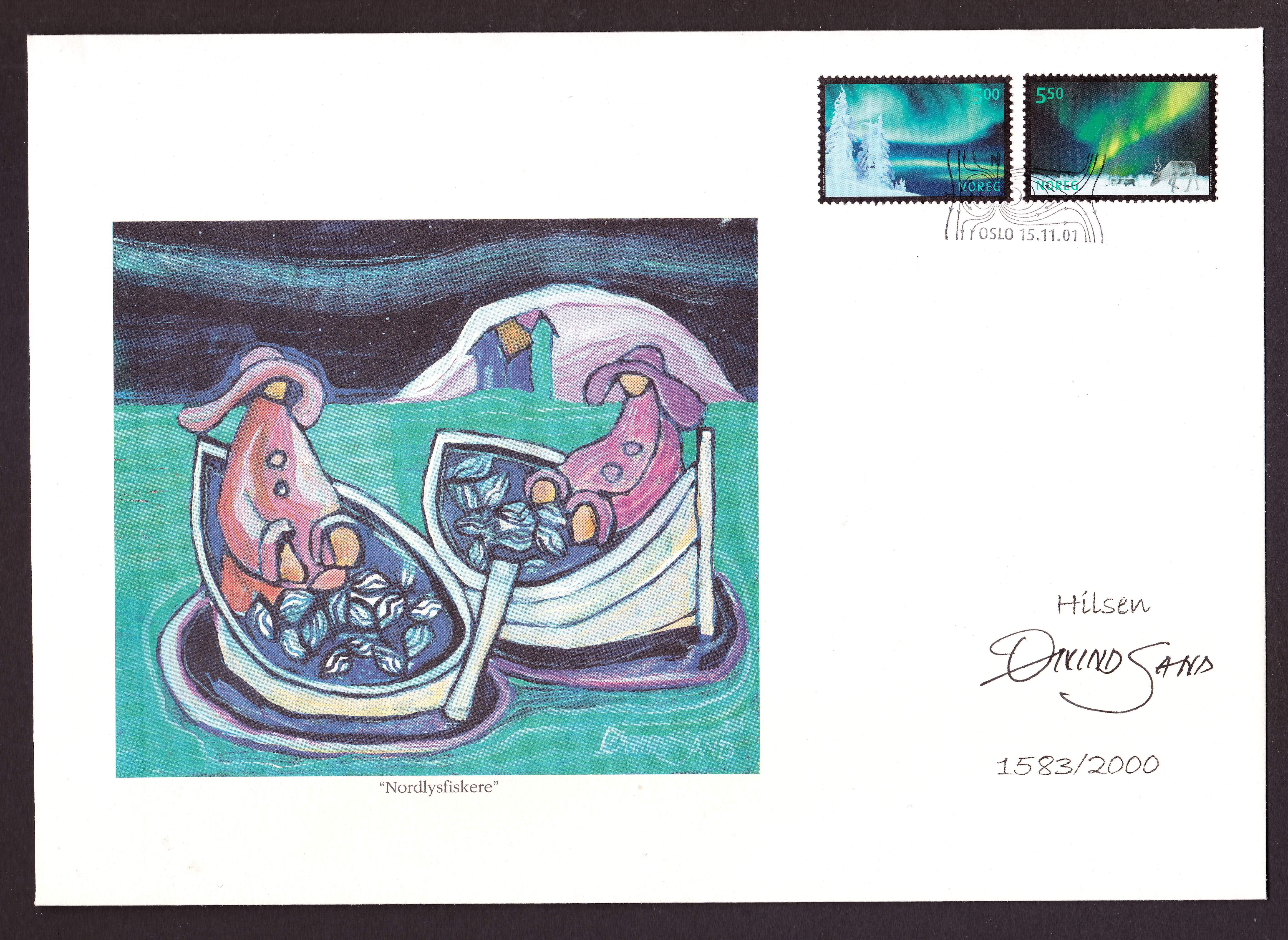 Kunstner FDC 2001 - Øivind Sand