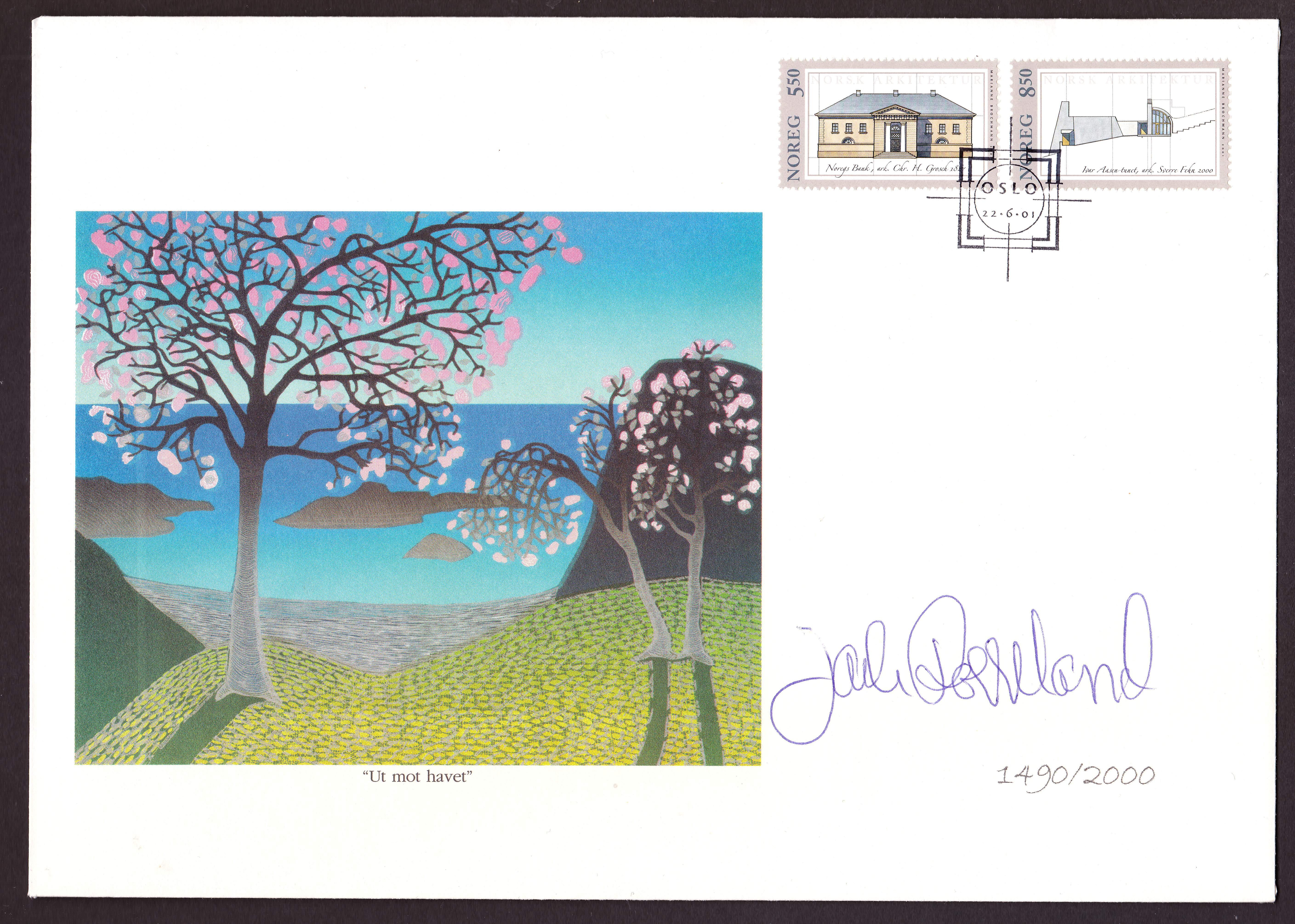 Kunstner FDC 2001 - Jarle Rosseland