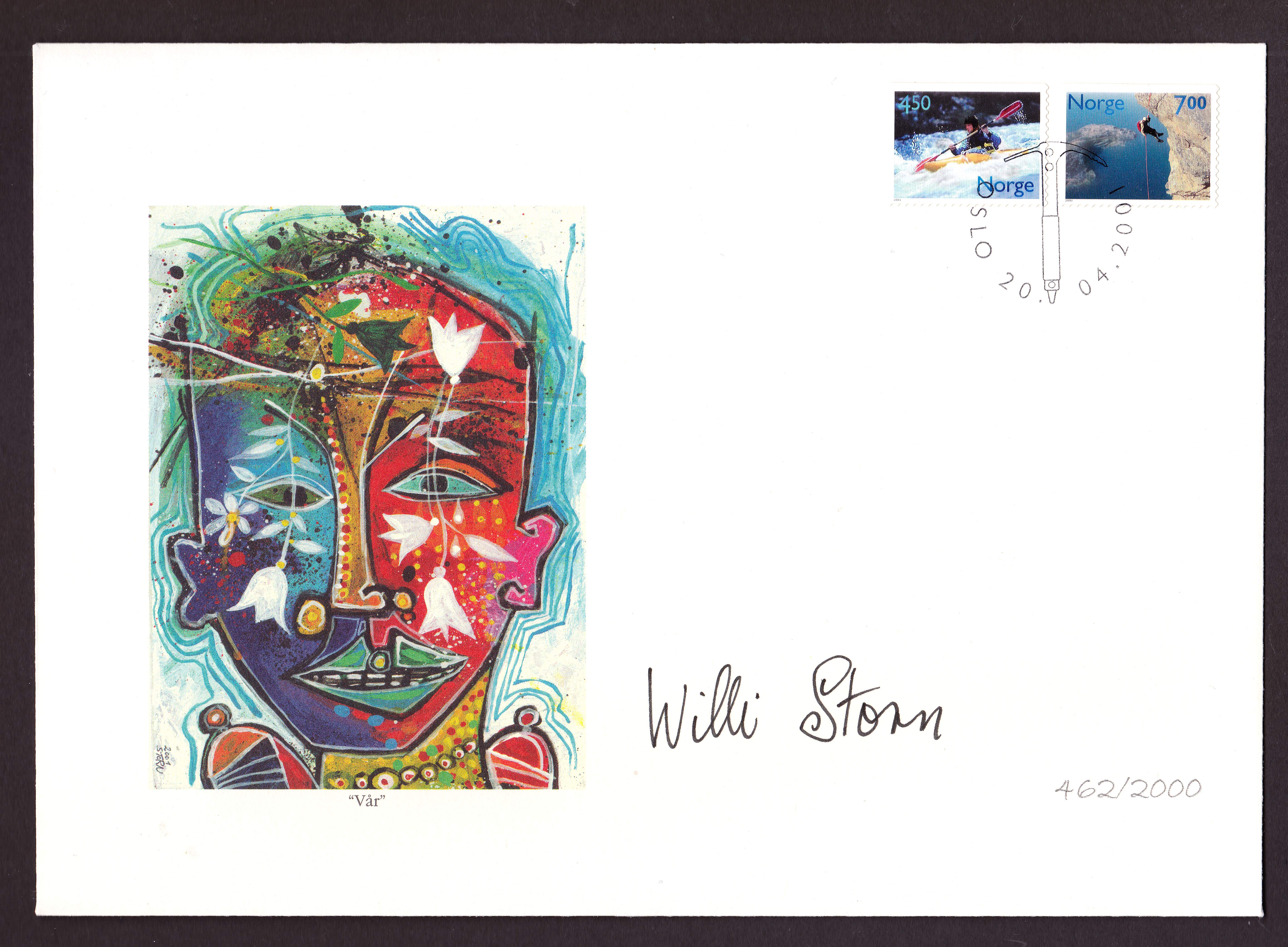 Kunstner FDC 2001 - Willibald Storn