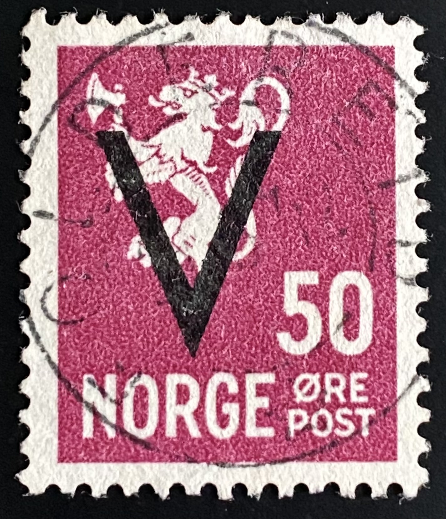 NK 287 Stemplet Foldereid i 1942