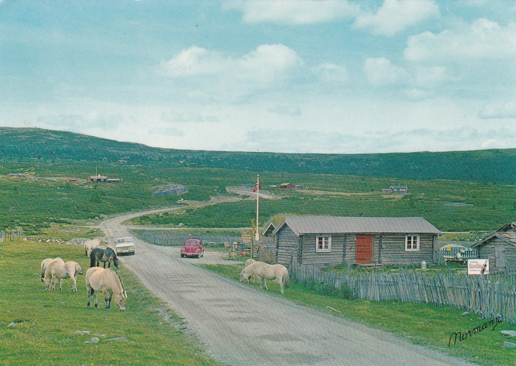 Øksendalen Seter, vegen Ringebu - Atna. Normann G-10-66