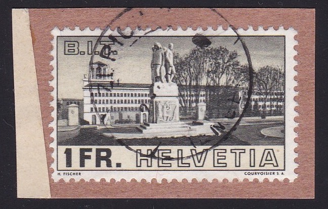 Sveits 1938. Michel # 324 på klipp