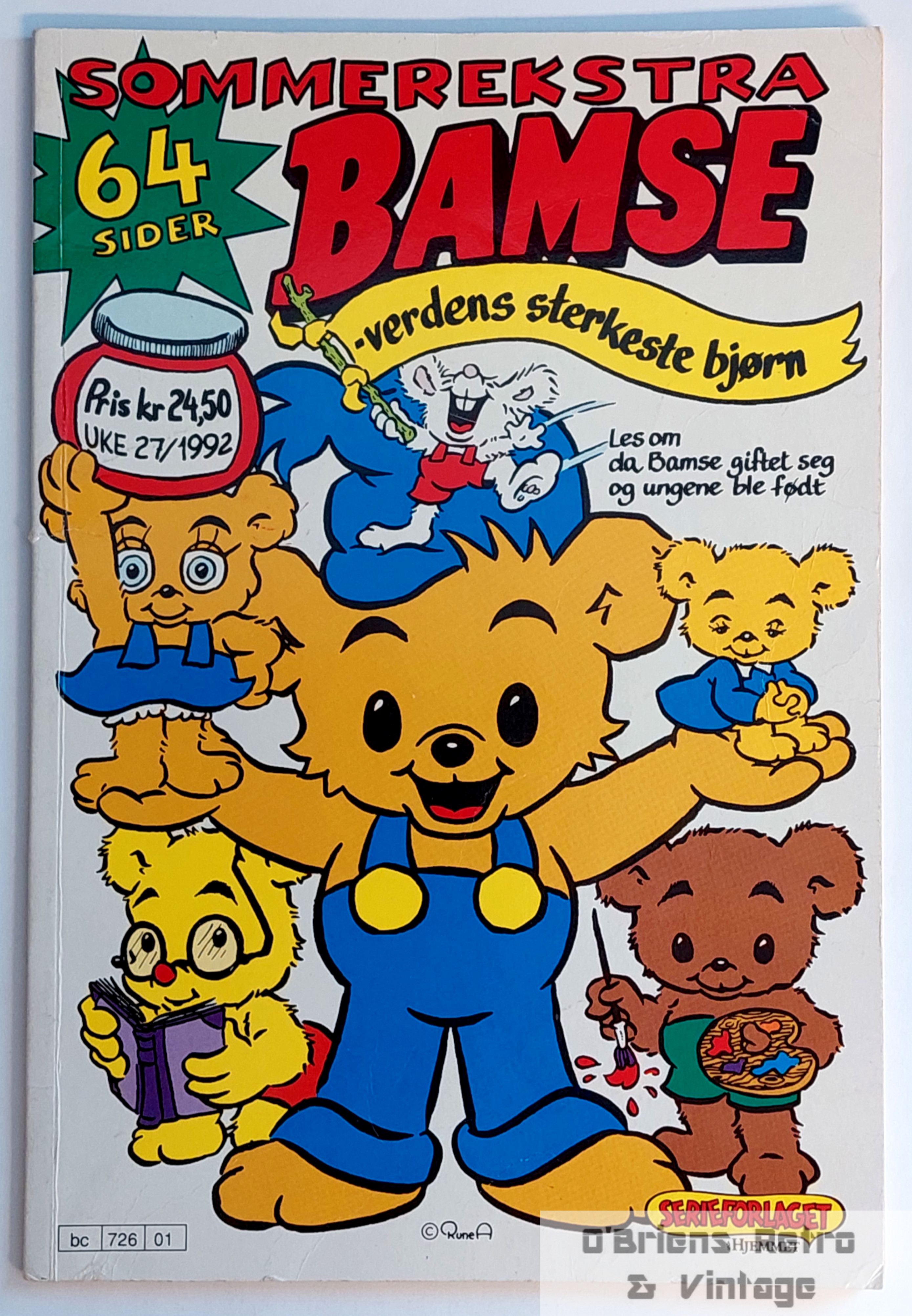 Bamse - 1992 - Uke 27 - Sommerekstra