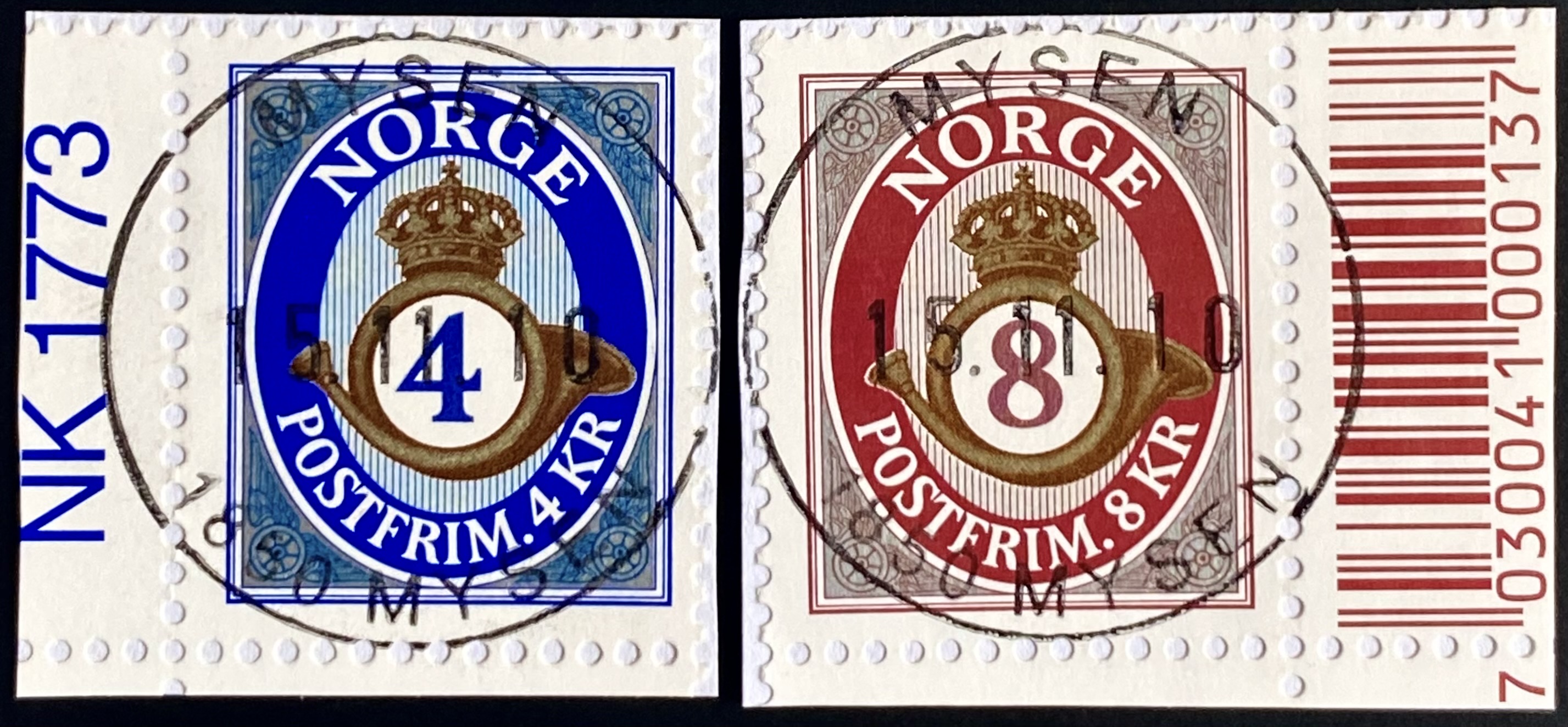 NK 1773-1774 Mysen 1.dag (Hjørnemerker)