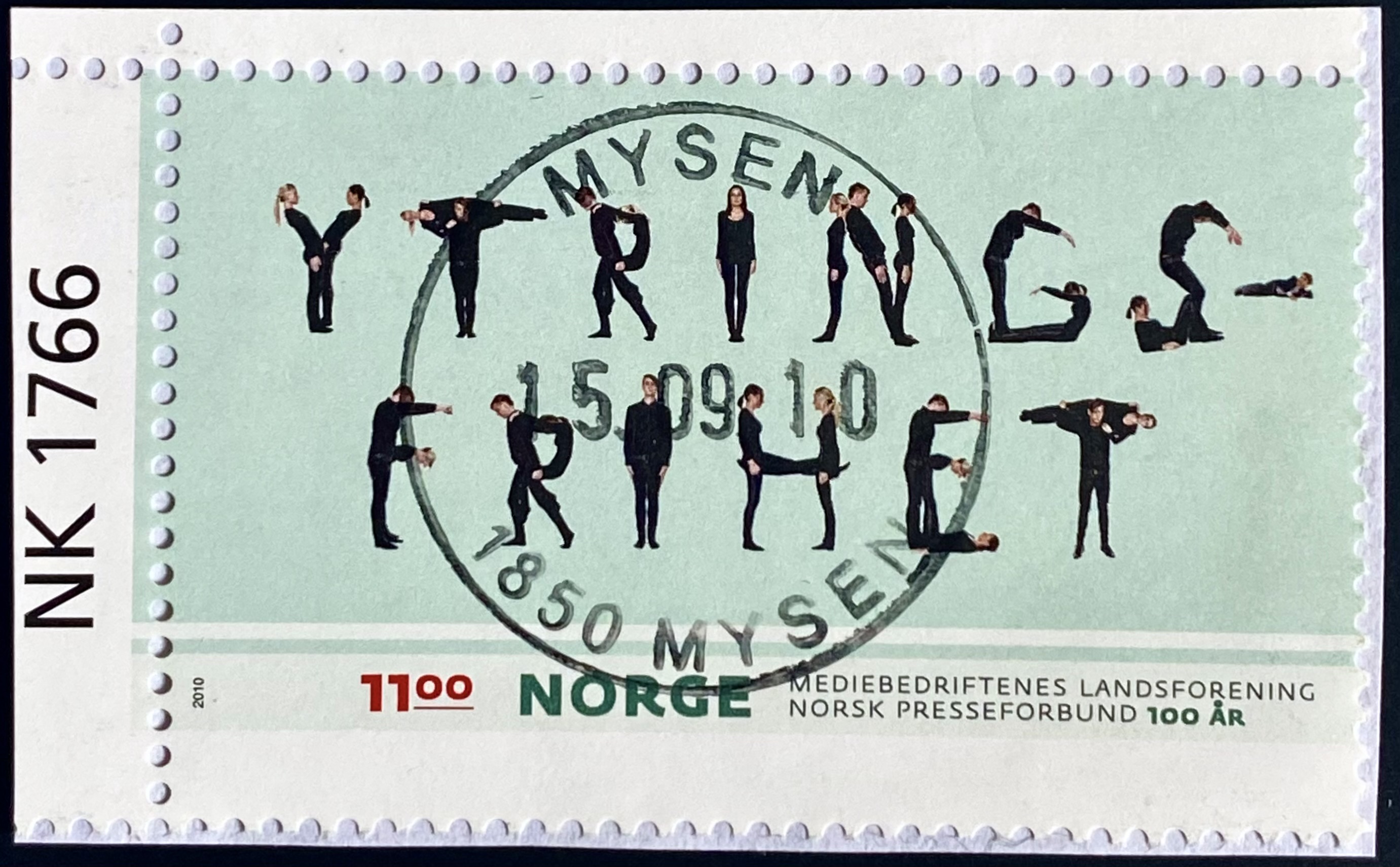 NK 1766 Mysen 1.dag (Hjørnemerke)