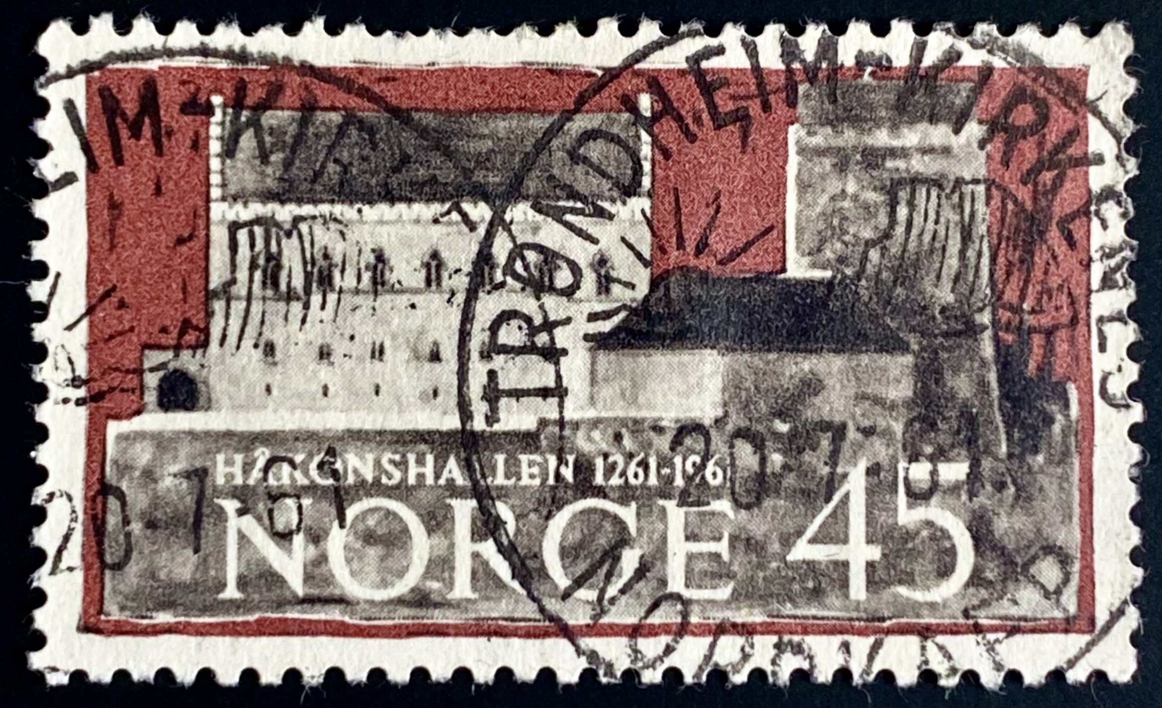 NK 496 Trondheim - Kirkenes Nordkapp 20-7-61