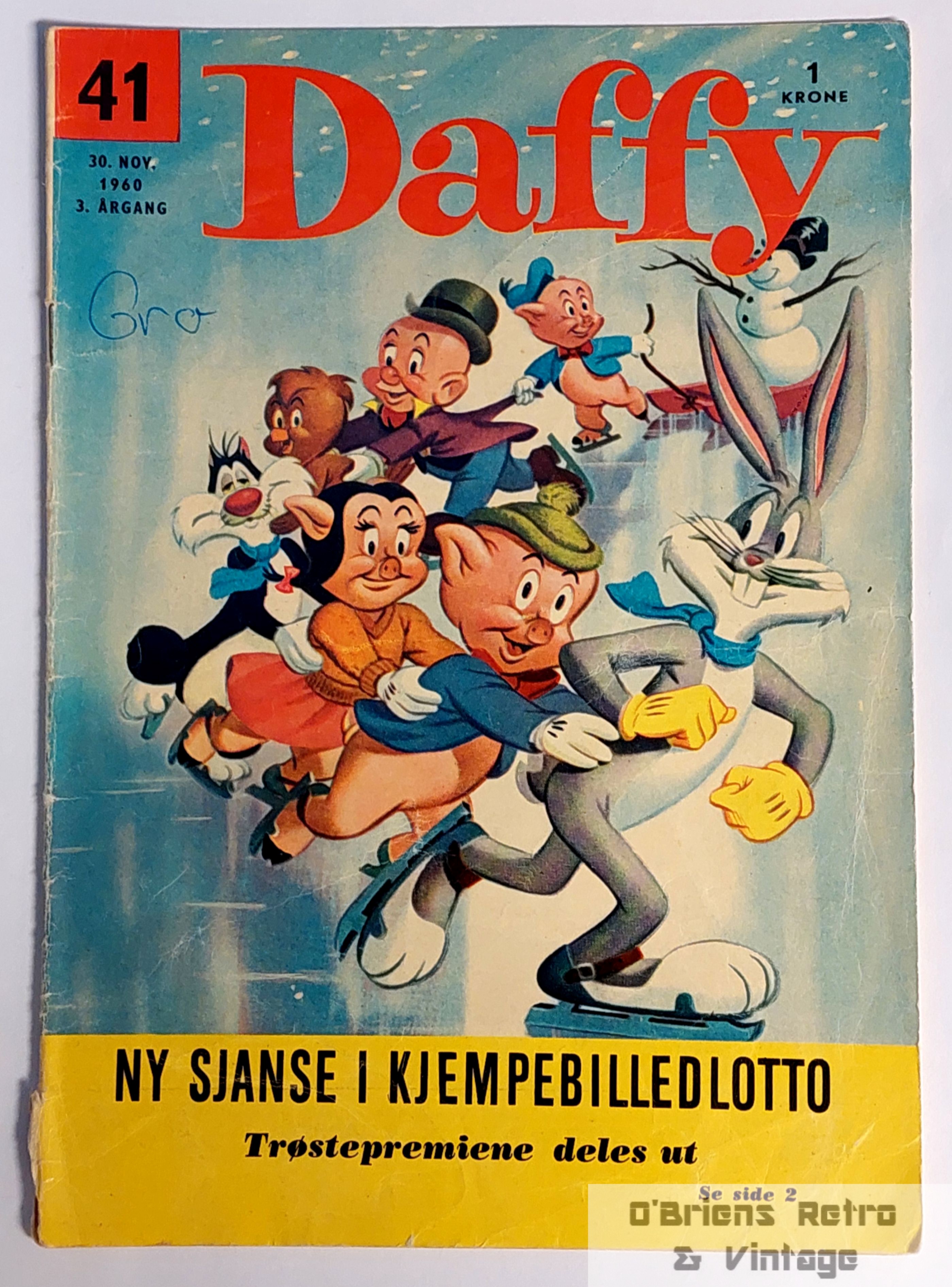 Daffy - 1960 - Nr. 41 - Ny sjanse i Kjempebilledlotto