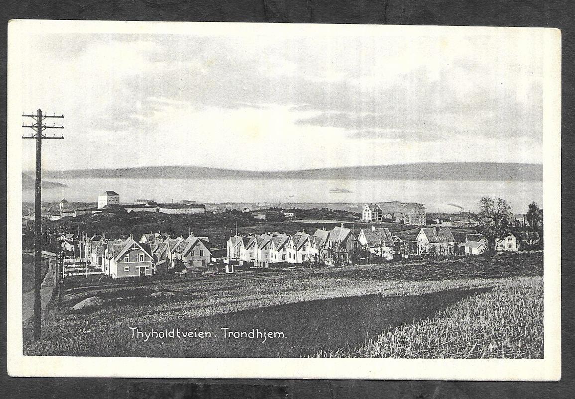 Thyholdtveien. Trondhjem. - M. Fallan 27263 - [4844]