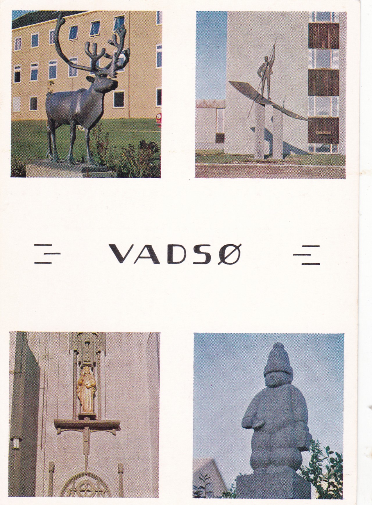 Vadsø, 4-bilders ( Helfjords Boktrykkeri)