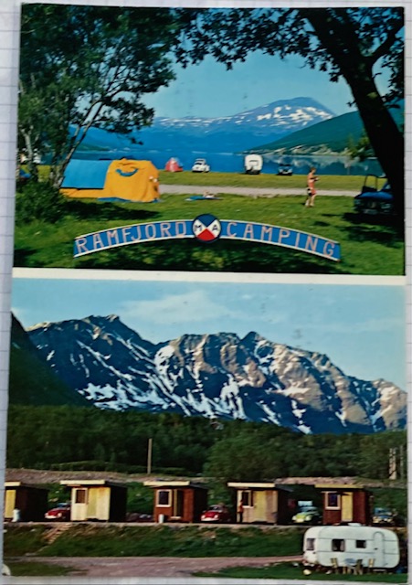 RAMFJORD Camping 2 motiver hytter & telt