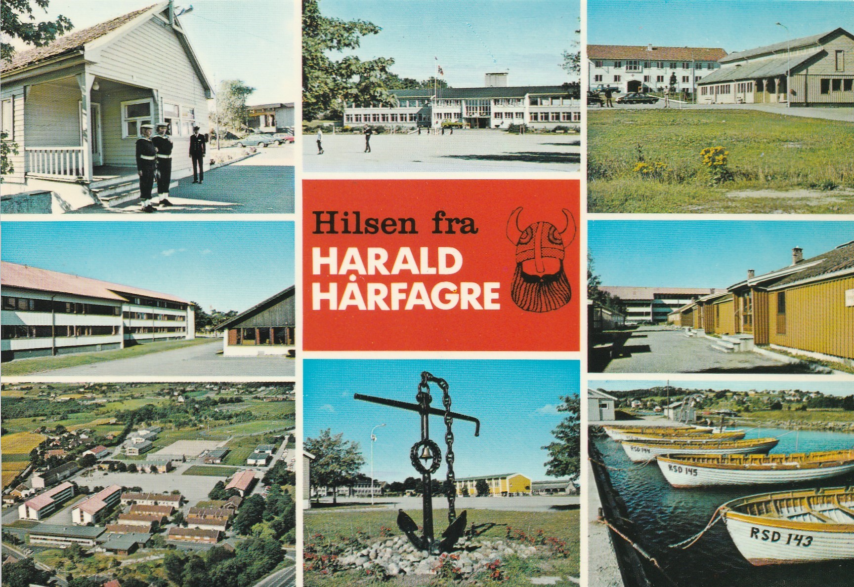 Hilsen fra Harald Hårfagre, Hafrstfjord. .   Aune M-9353-9