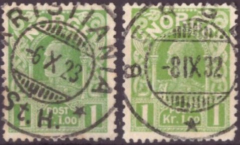NK 110 IIa-b. PRIMA=KRISTIANIA,BERGEN=