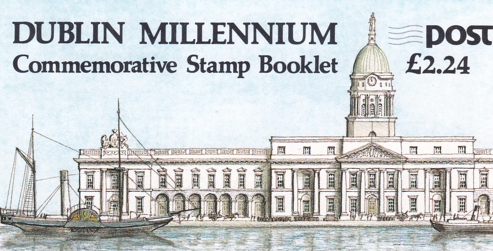 Irland 1988. Dublin Millennium komplett hefte. Postfriskt