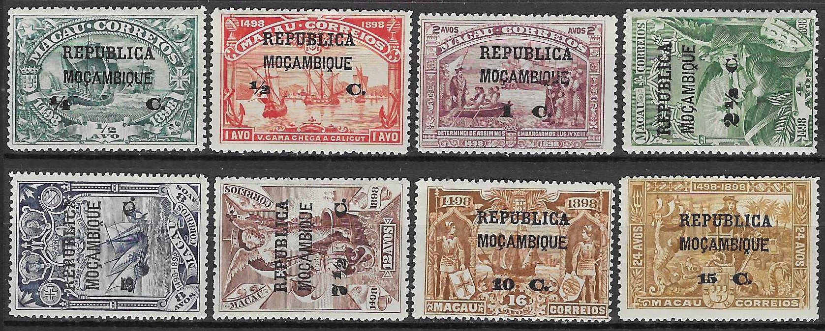 Mocambique MI 129-36* - verdi 180 NOK