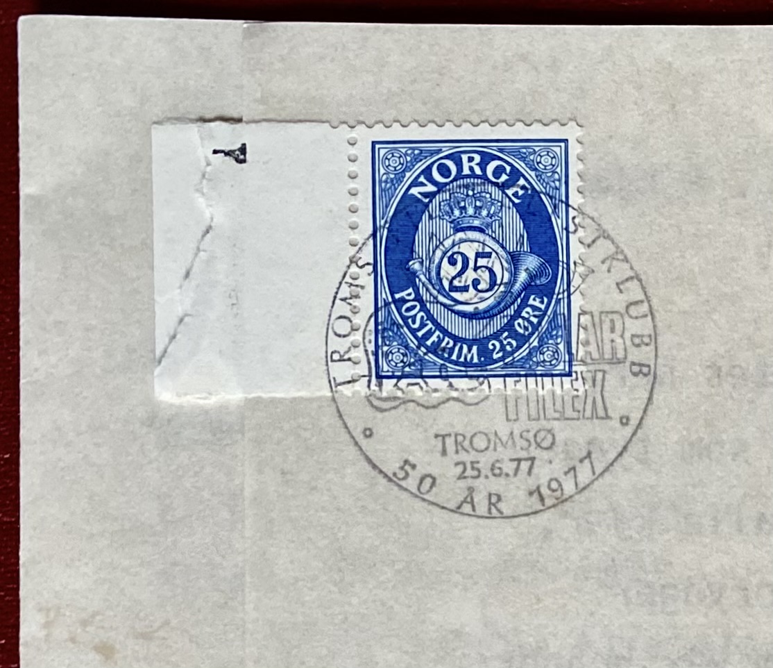 Troms FK 50 års Jubileum - Bankett i 1977 - Program m/sanger og NK 724