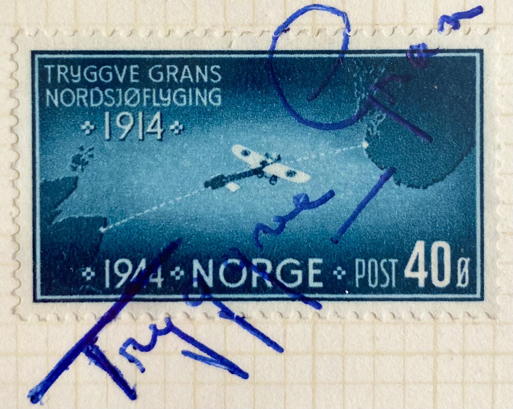 FDC NK 325 Med Tryggve Gran Autograf