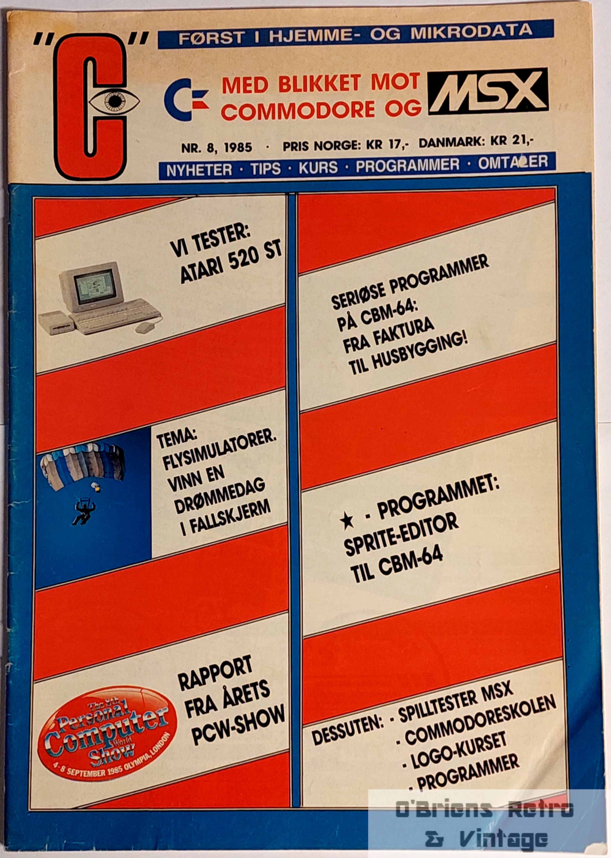 C Magasin - Med blikket mot Commodore og MSX - 1985 - Nr. 8