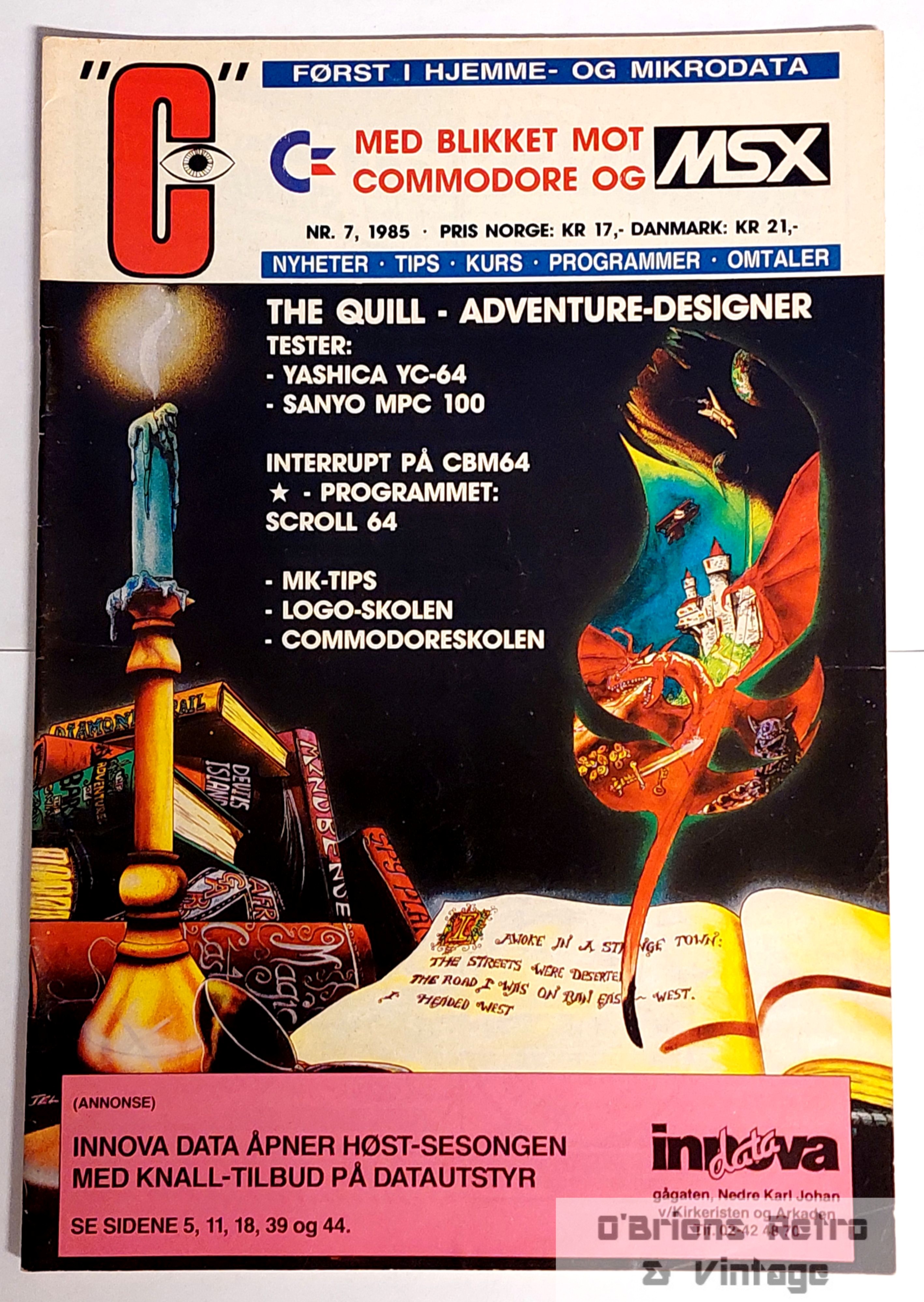 C Magasin - Med blikket mot Commodore og MSX - 1985 - Nr. 7