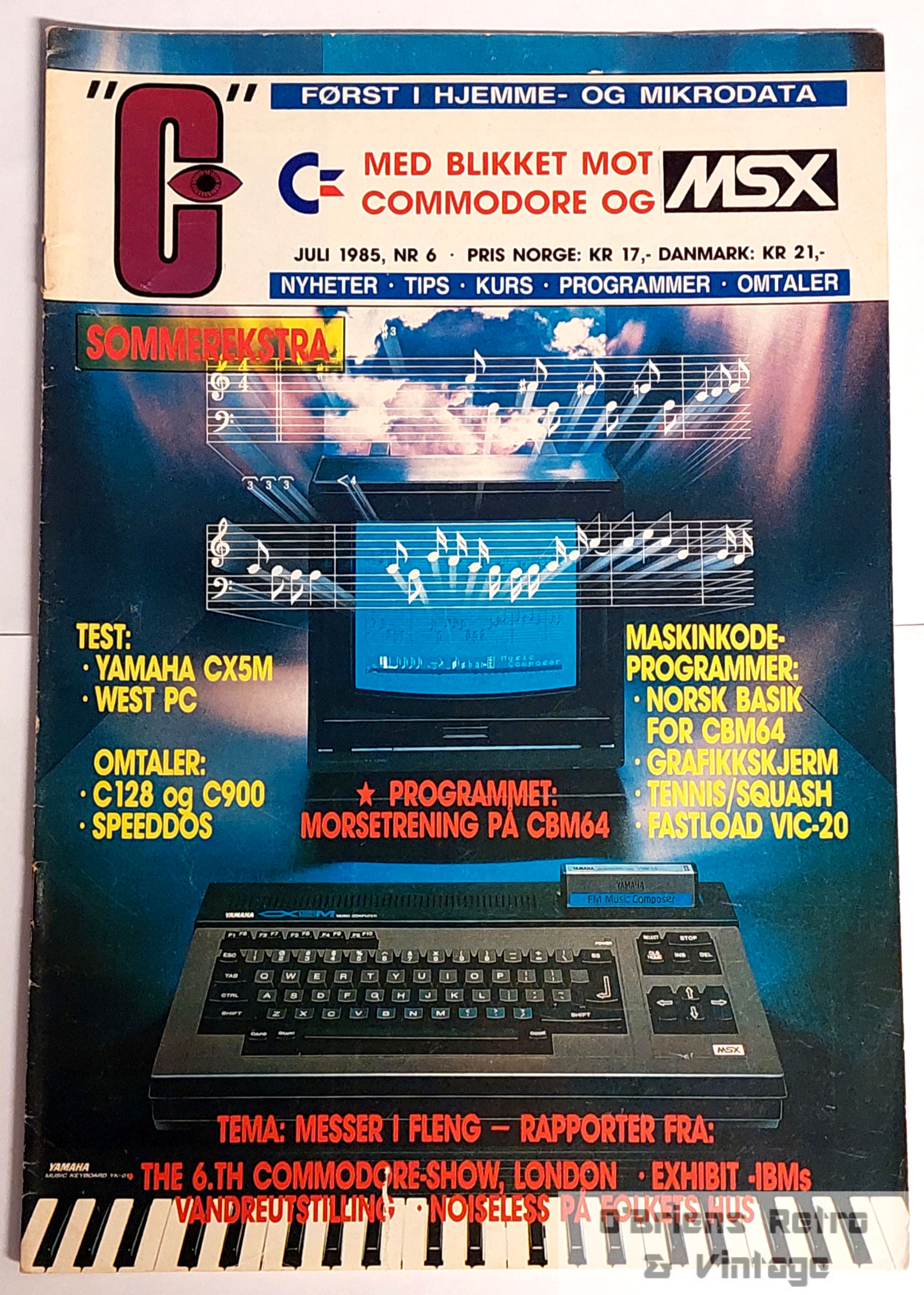 C Magasin - Med blikket mot Commodore og MSX - 1985 - Nr. 6
