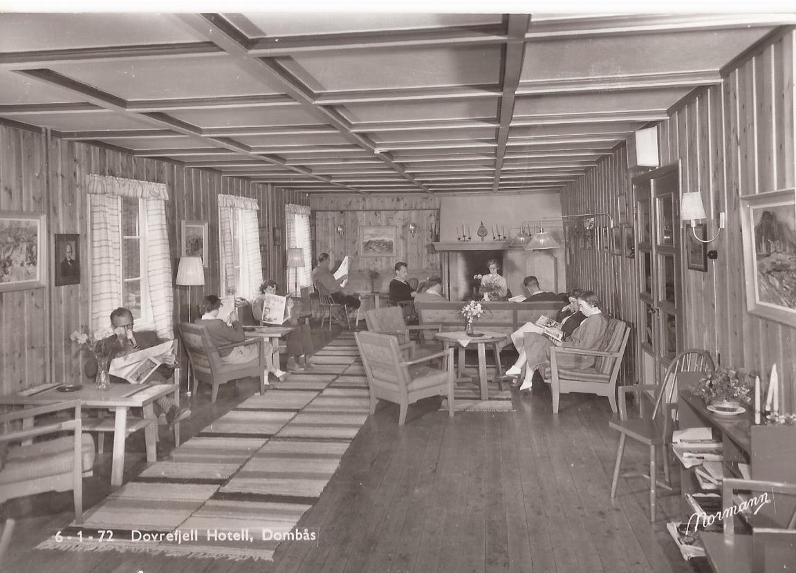 Postkort - dovrefjell hotell Dombås