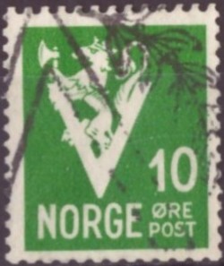 NK 293. PENT EKTE STEMPLA (Laurbærblad)