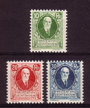 72-74 .**. MNH set 85th Birthday of Count