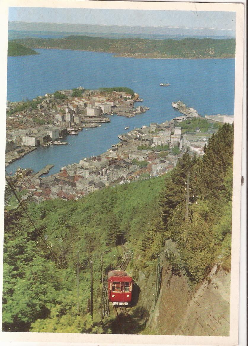 Postkort -Bergen -
