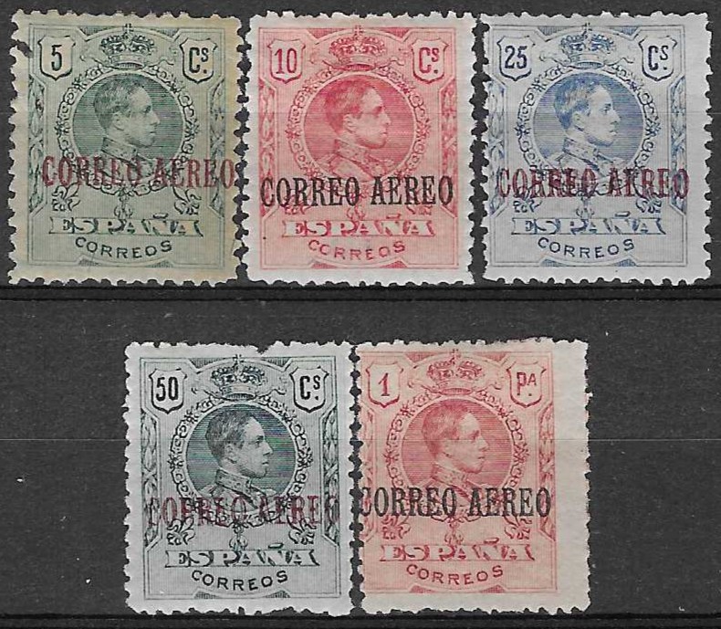 Spania AFA 263-67* - verdi 690 NOK
