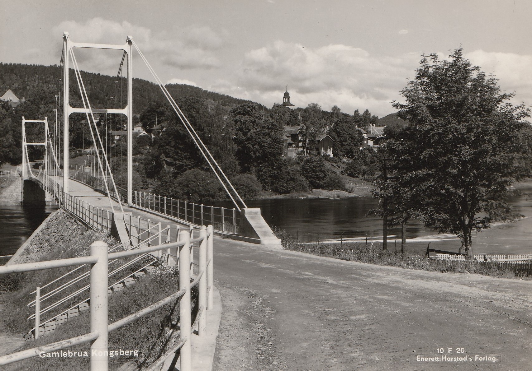 Gamlebrua , Kongsberg .   Harstad 10 F 20 /Norsk arbeide