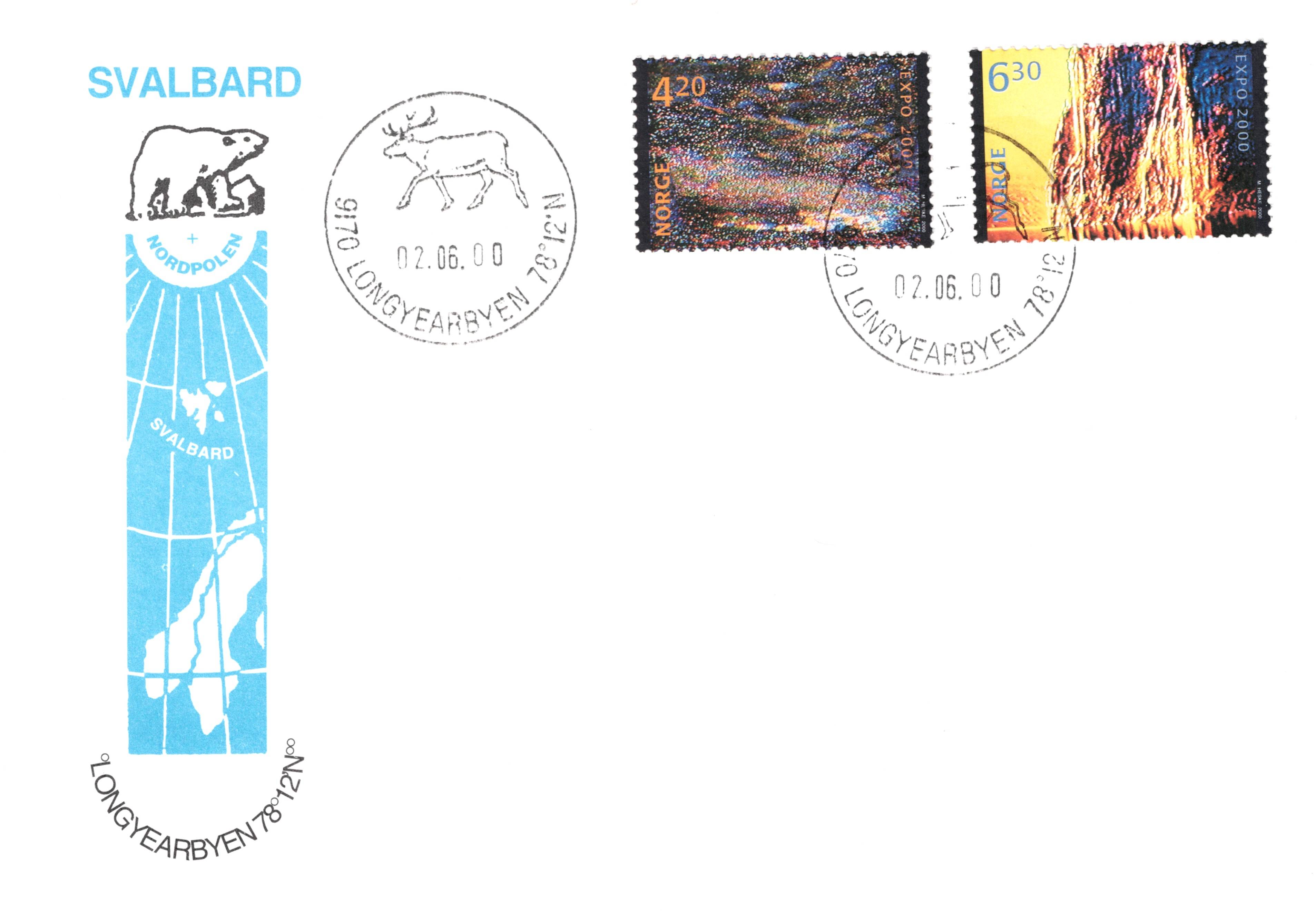 FDC 2000  NK1394-1395  Vignett: 2  Grad: 6
