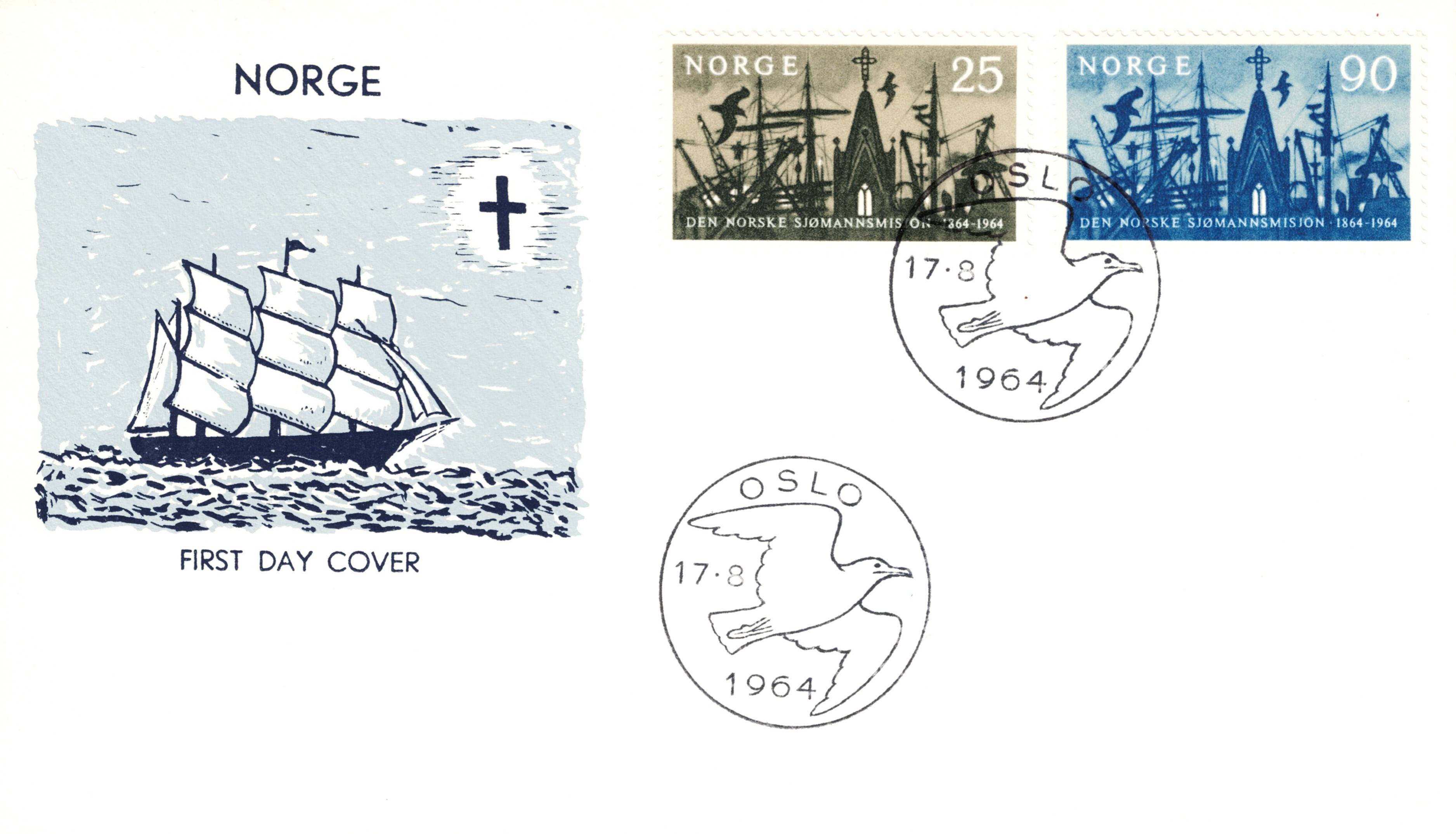 FDC 1964   NK555 - 556   Vignett: 7   Grad: 4.