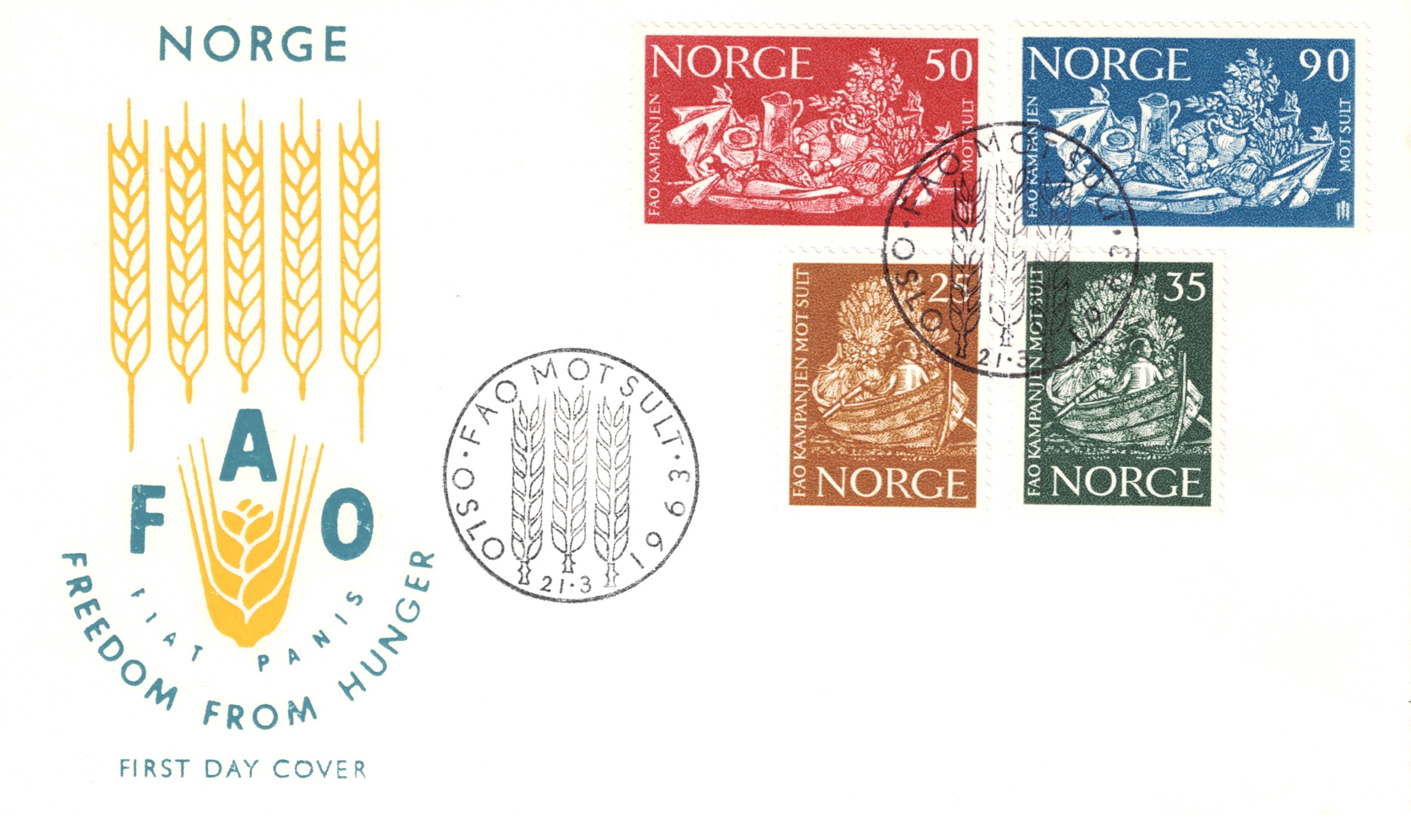 FDC 1963   NK532 - 535   Vignett: 6   Grad: 6.