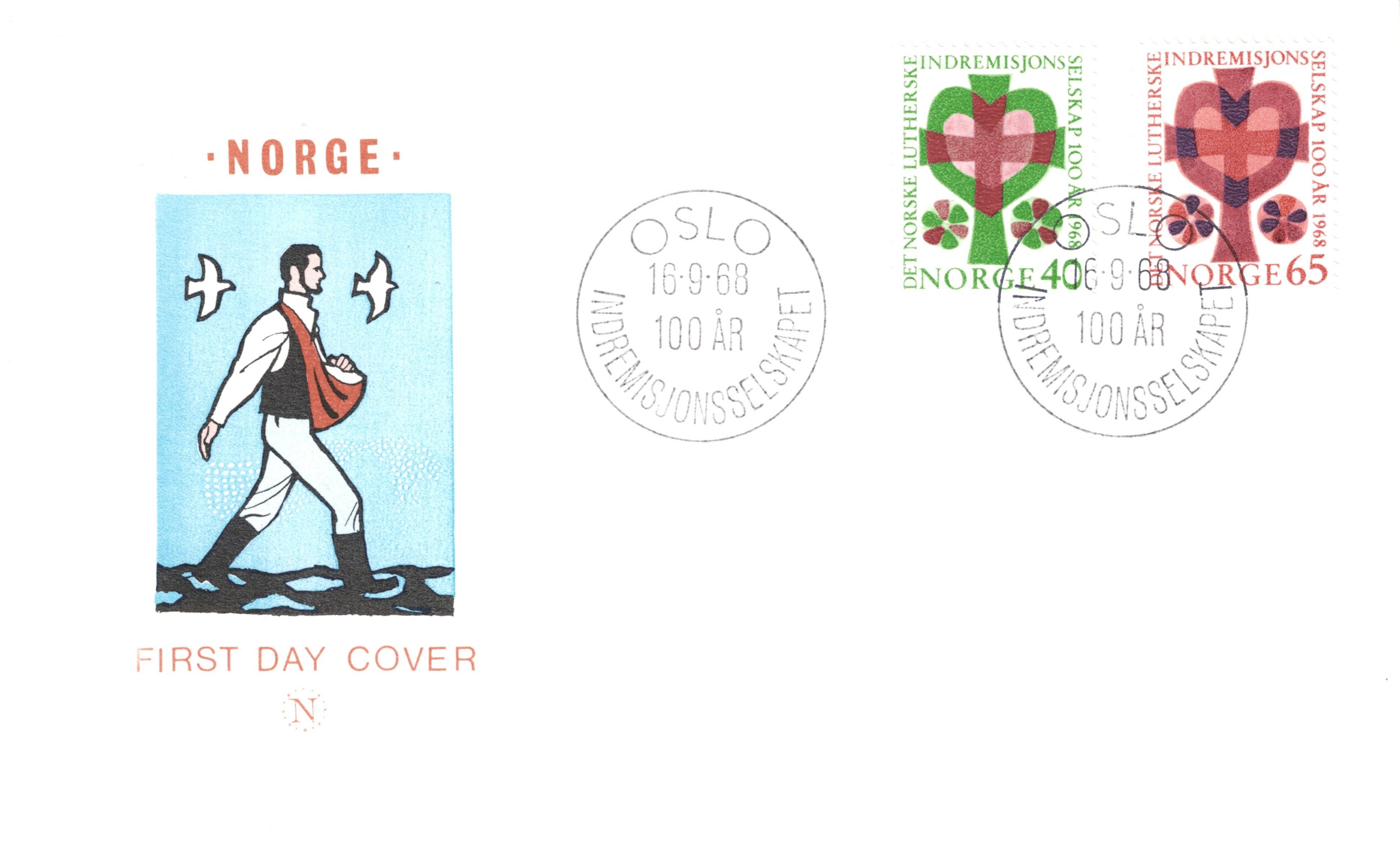 FDC 1968   NK608 - 609   Vignett: 1   Grad: 5.