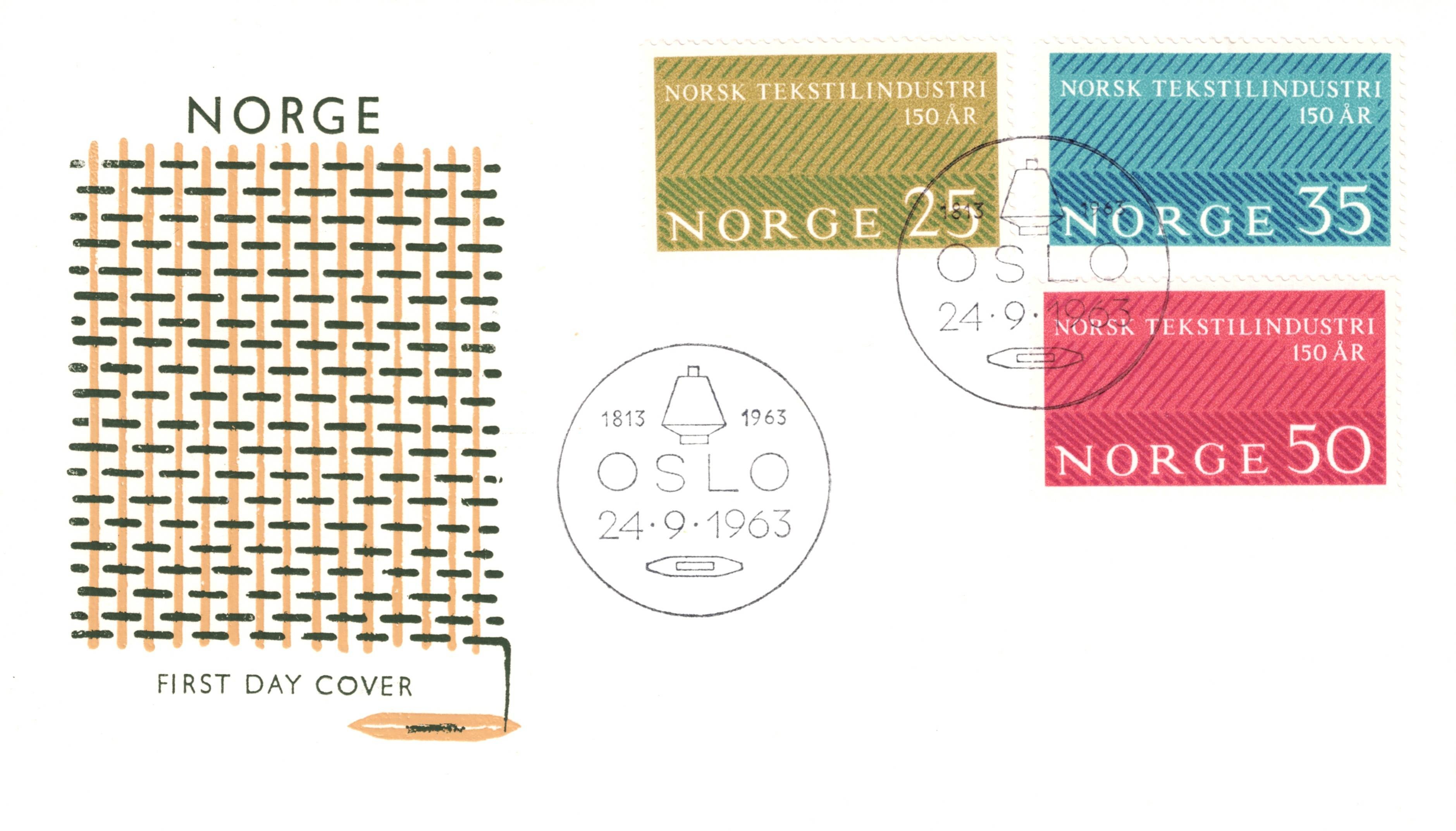 FDC 1963   NK542 - 544   Vignett: 6   Grad: 4.