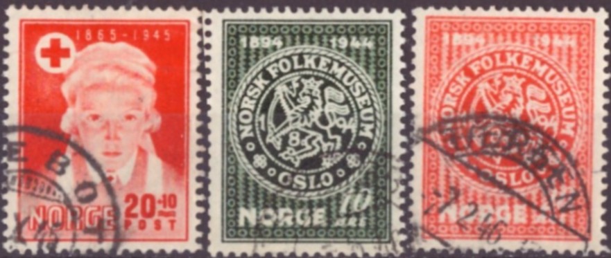 NK 342-44. PENT RUNDSTEMPLA. (23,-)