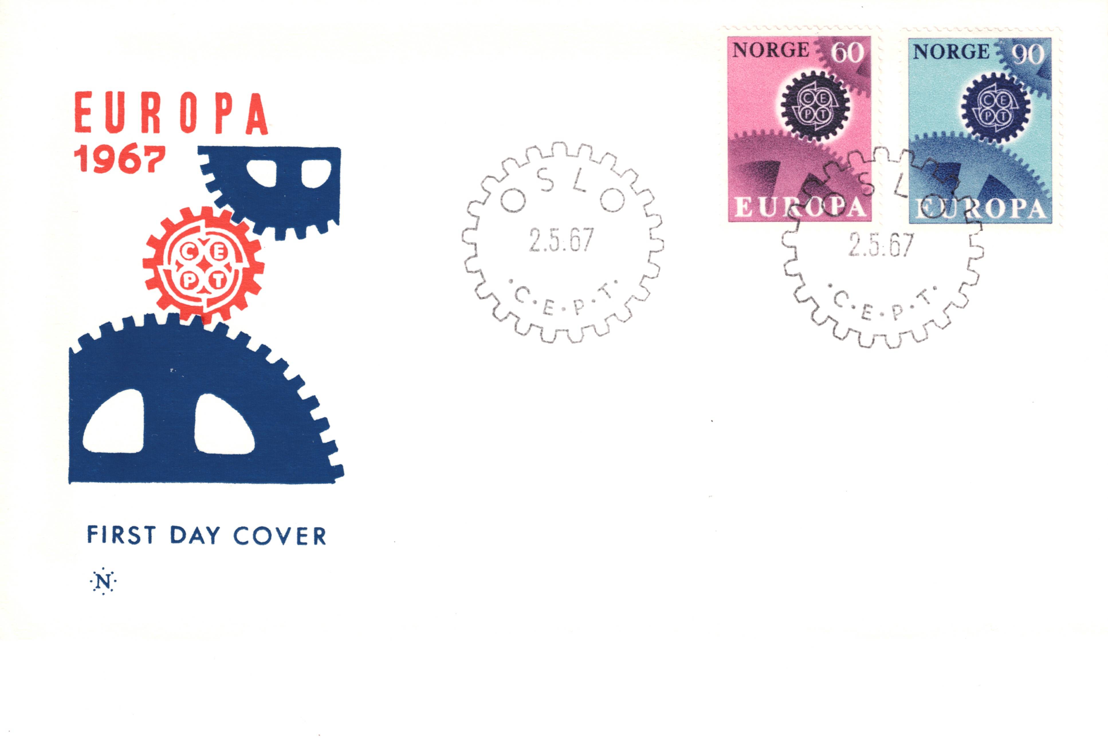 FDC 1967   NK589 - 590   Vignett: 2   Grad: 5.